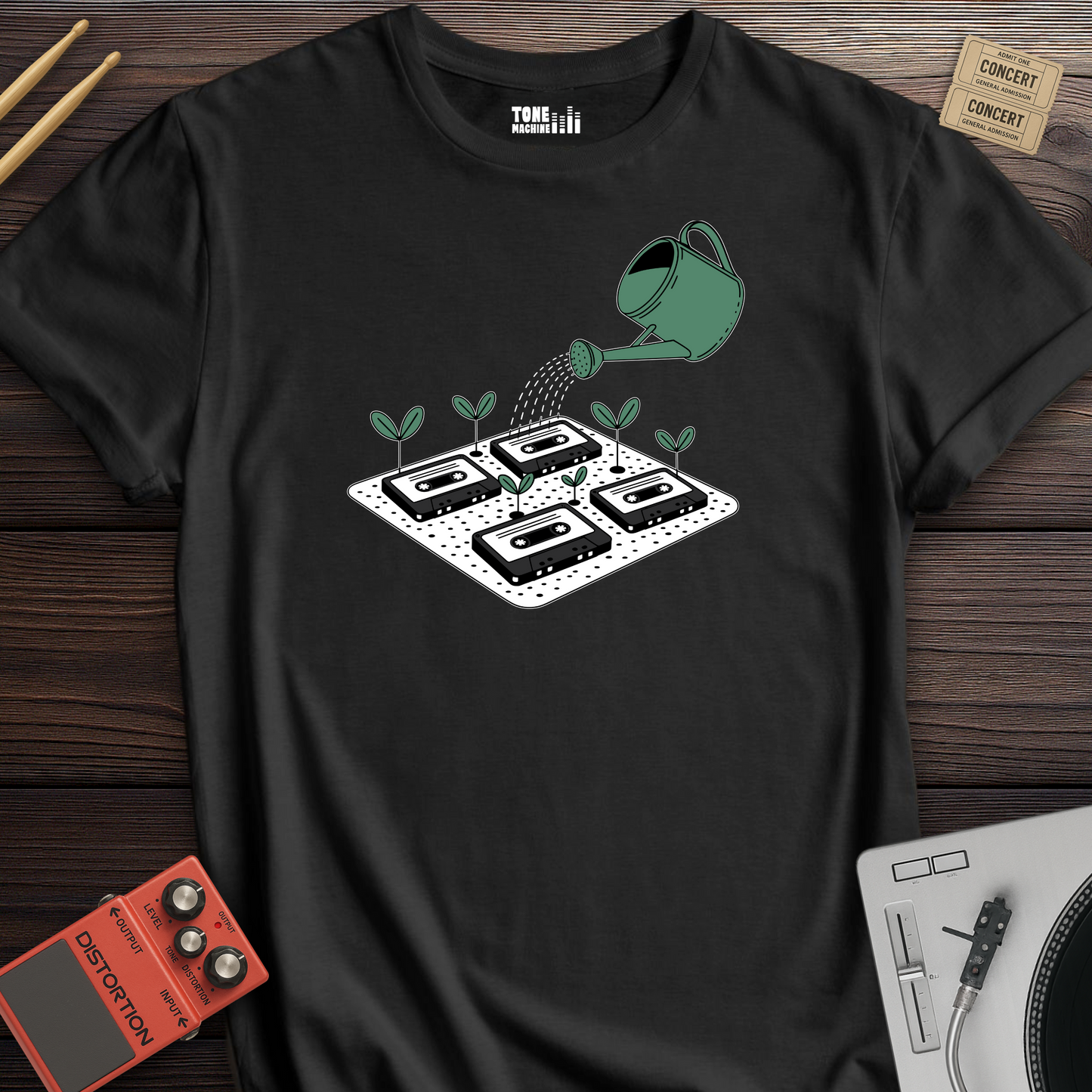 Mixtape Garden Retro T-Shirt