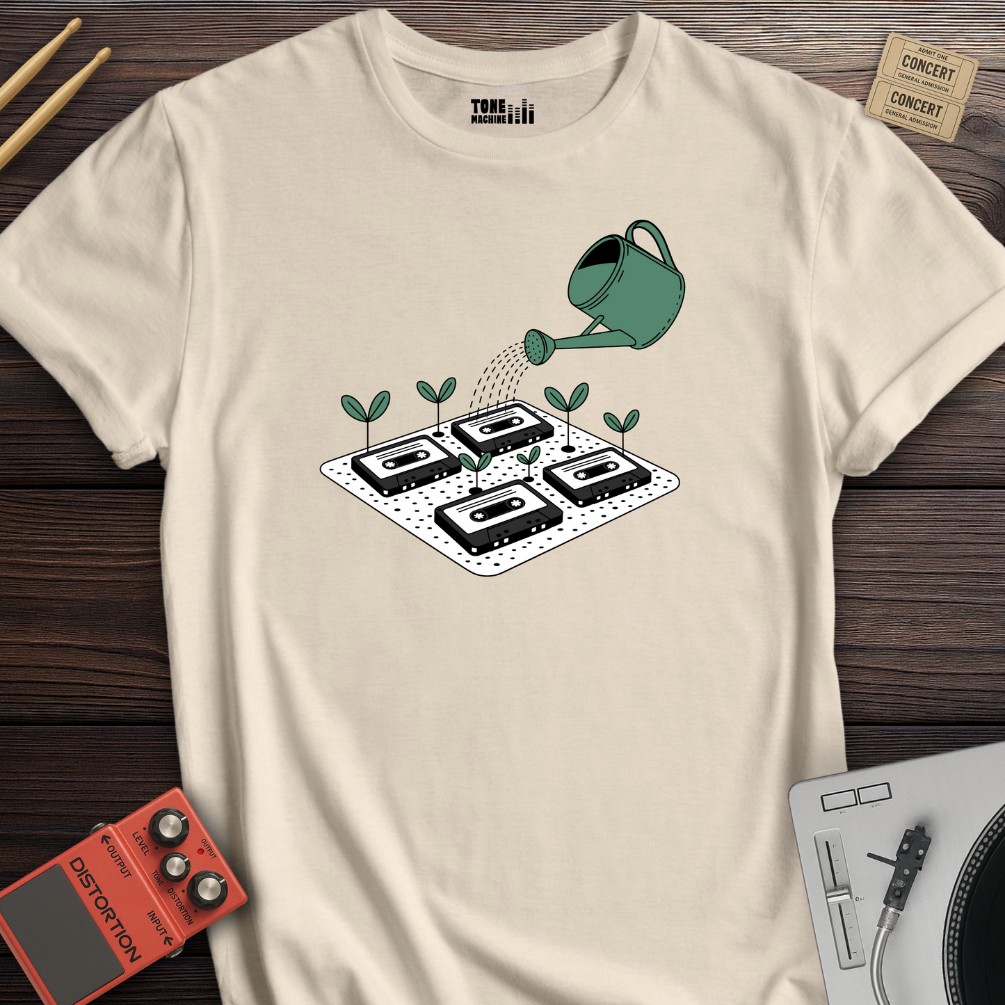 Mixtape Garden Retro T-Shirt
