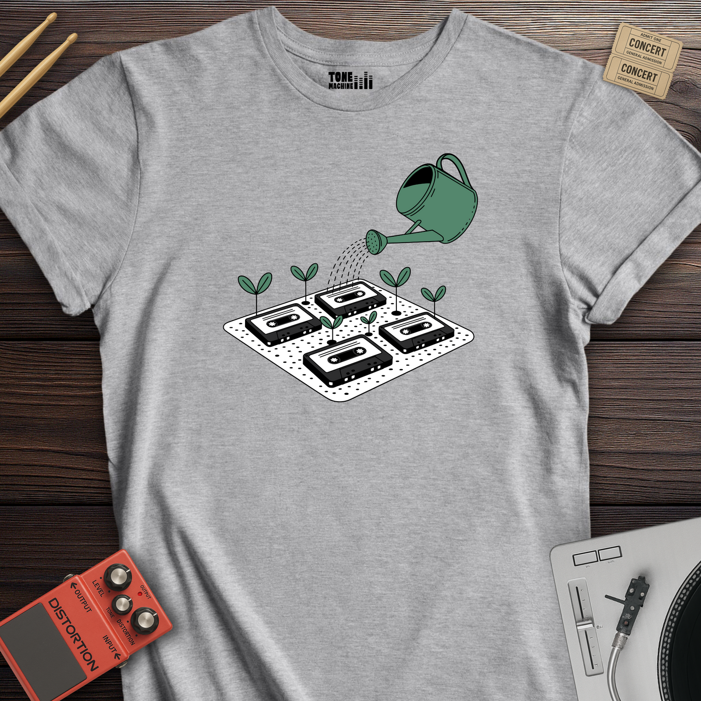 Mixtape Garden Retro T-Shirt