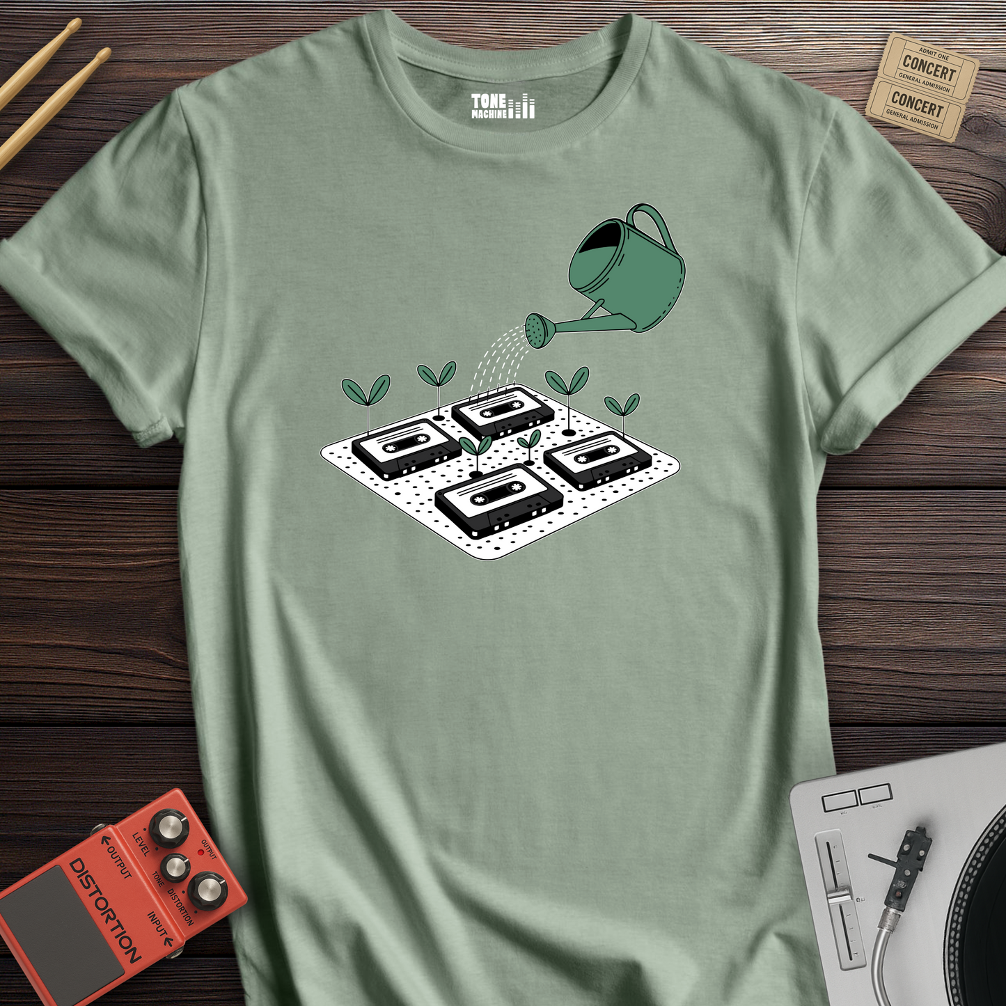 Mixtape Garden Retro T-Shirt