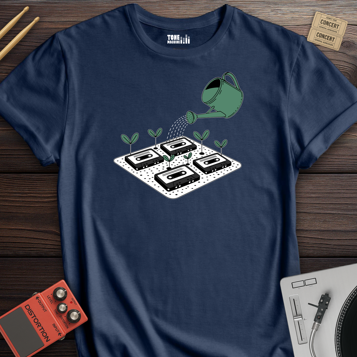Mixtape Garden Retro T-Shirt