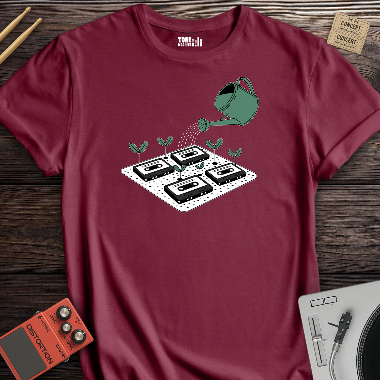 Mixtape Garden Retro T-Shirt