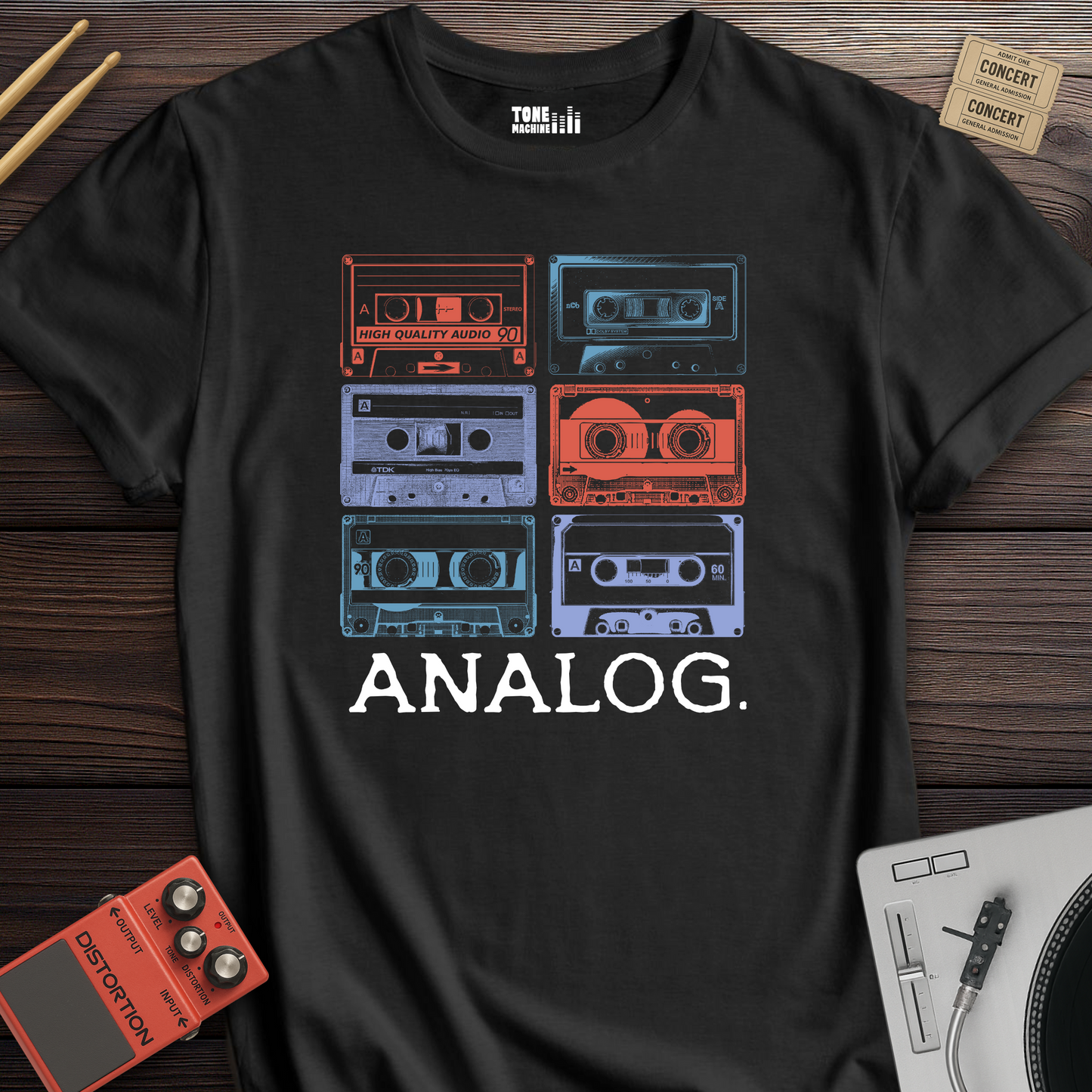 Analog Cassette Retro T-Shirt