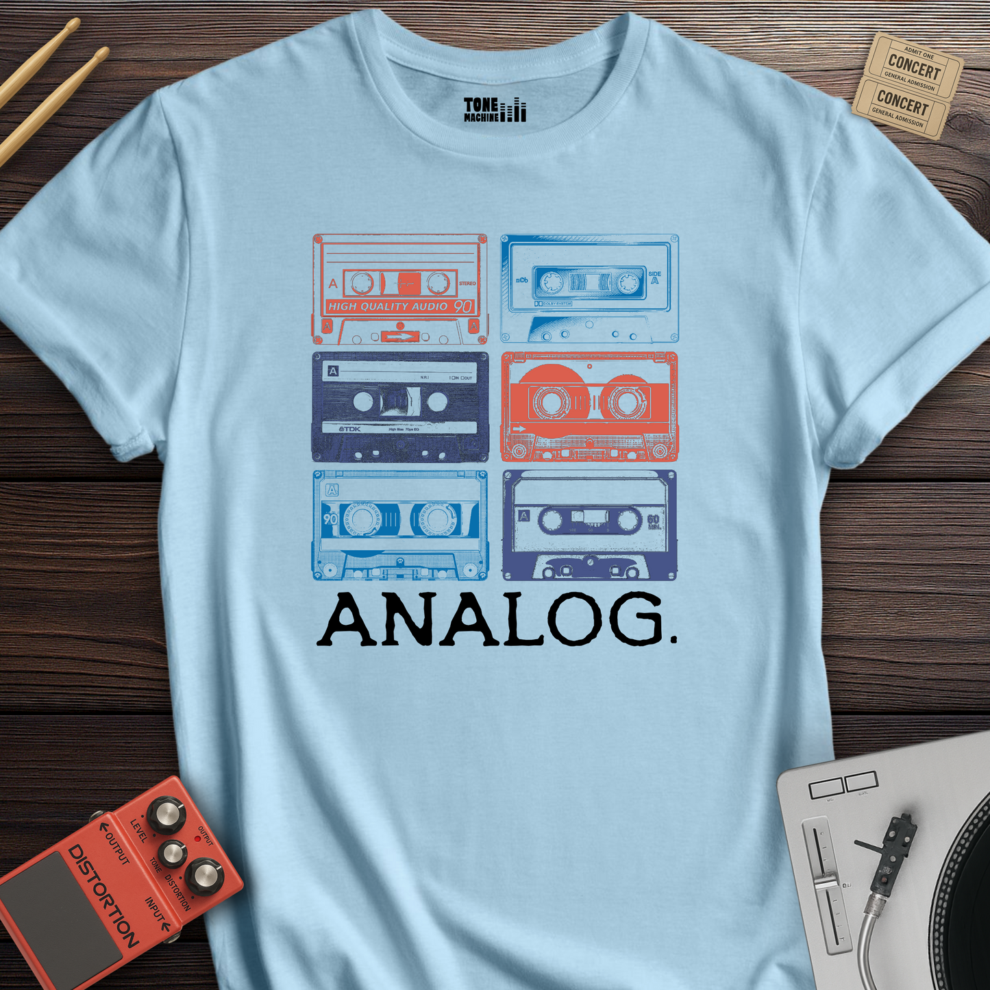 Analog Cassette Retro T-Shirt
