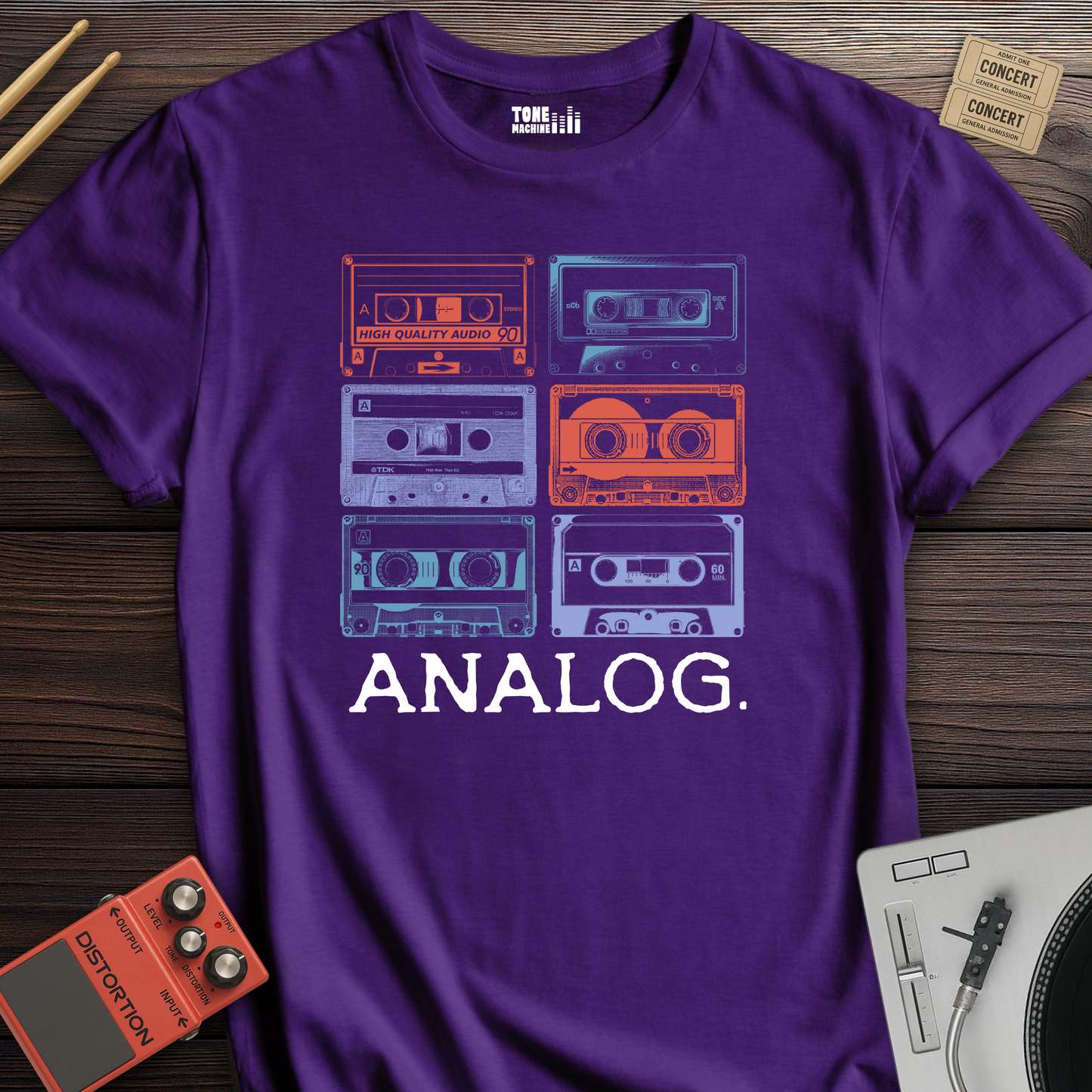 Analog Cassette Retro T-Shirt