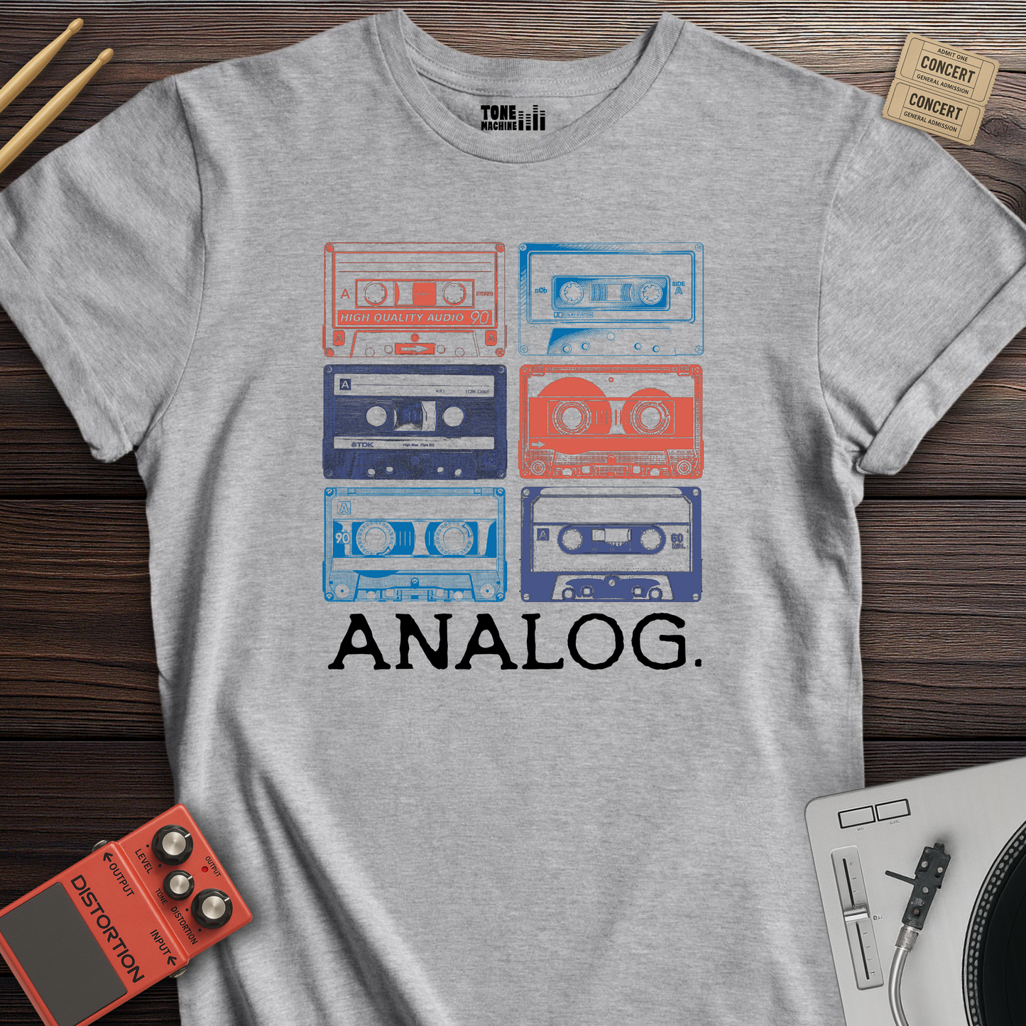 Analog Cassette Retro T-Shirt