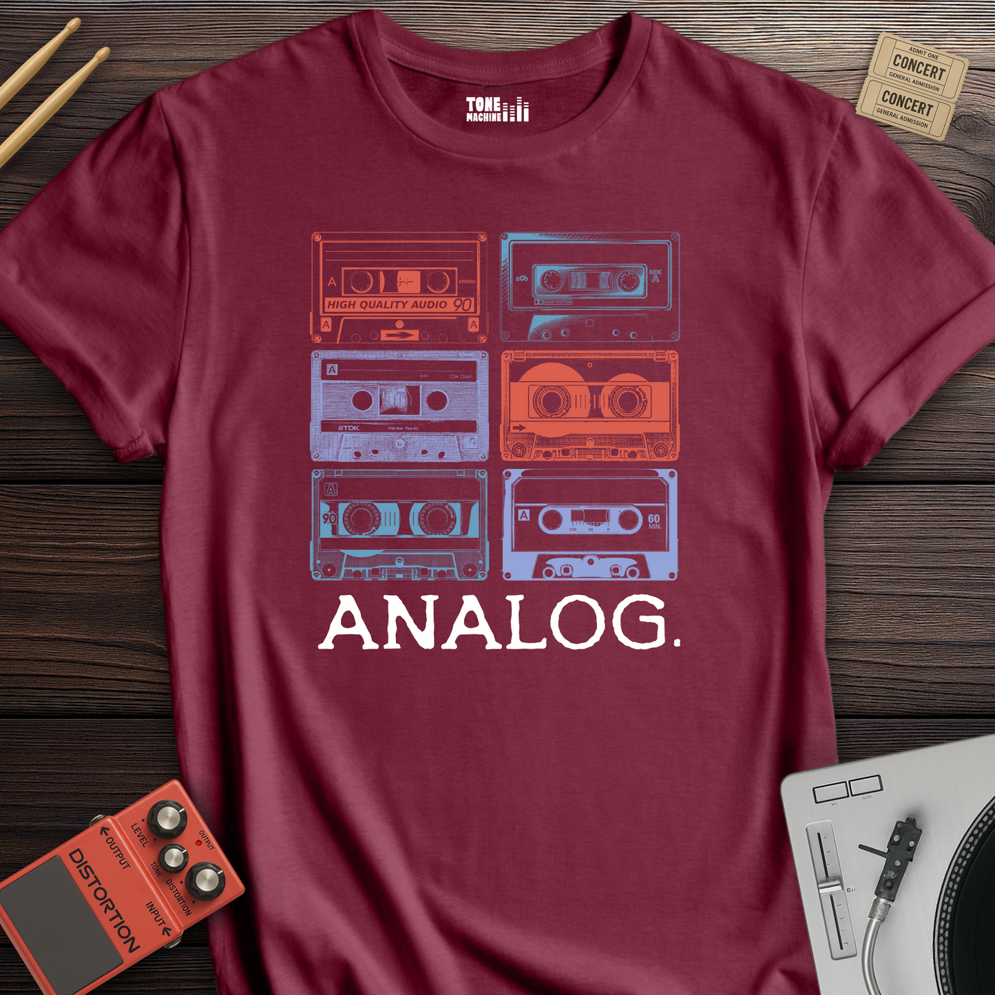 Analog Cassette Retro T-Shirt