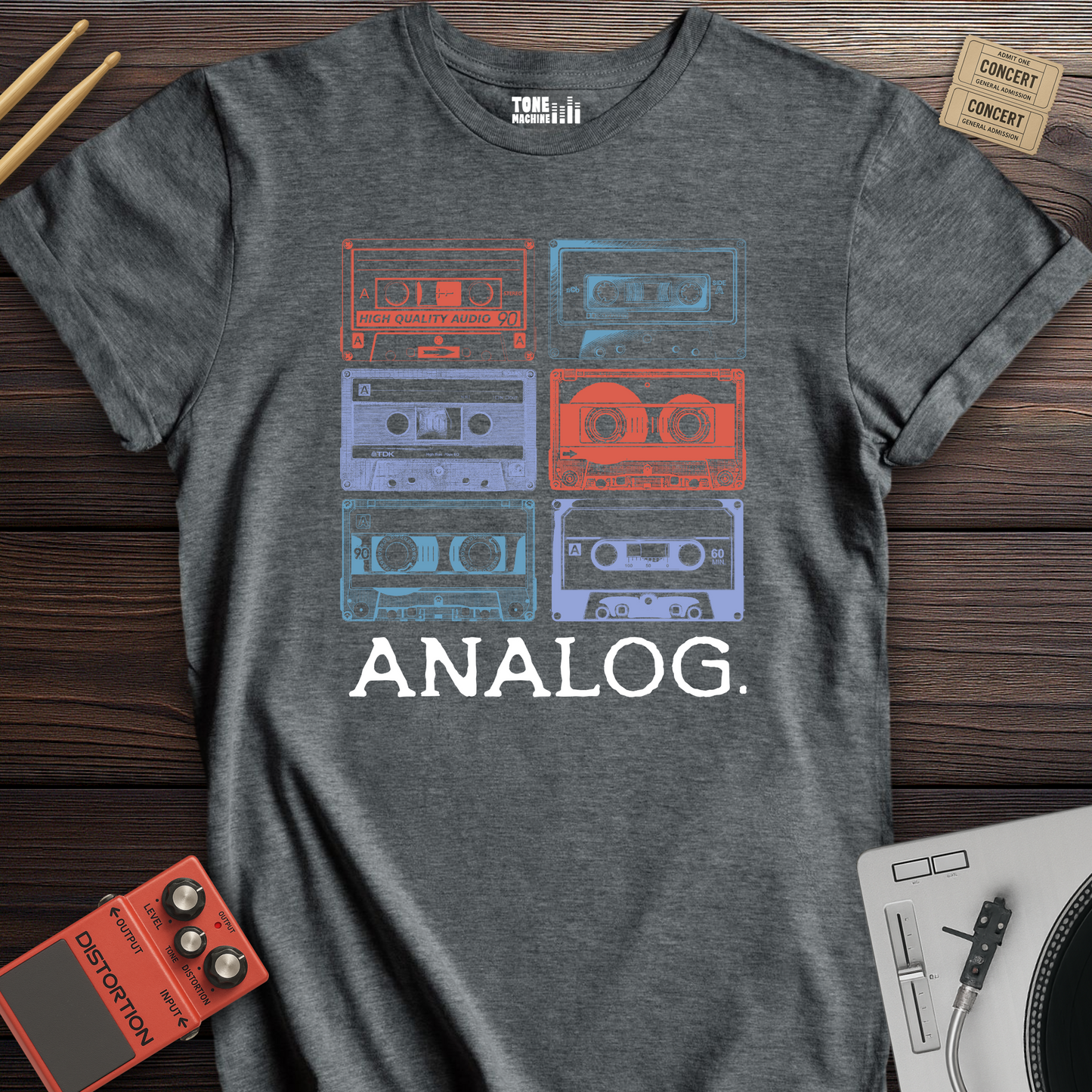 Analog Cassette Retro T-Shirt
