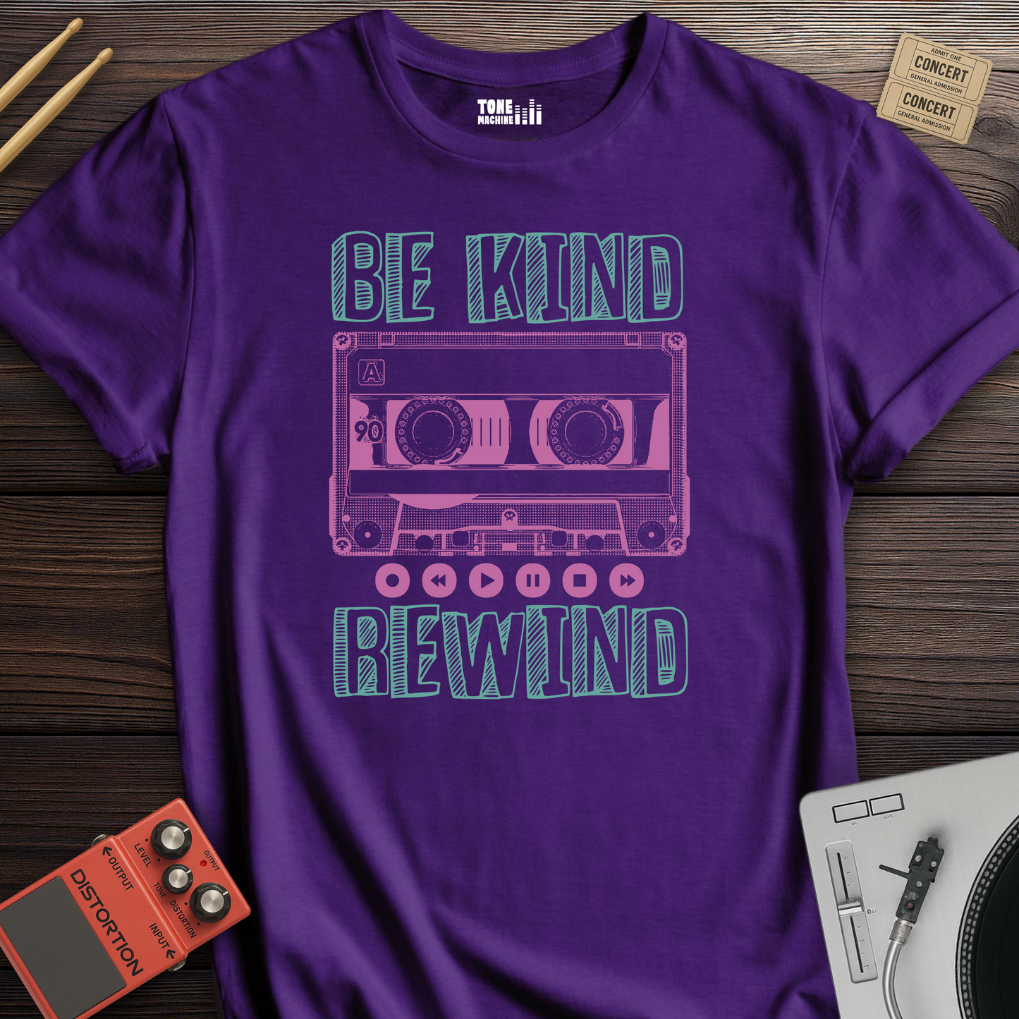 Be Kind Rewind Cassette Retro T-Shirt