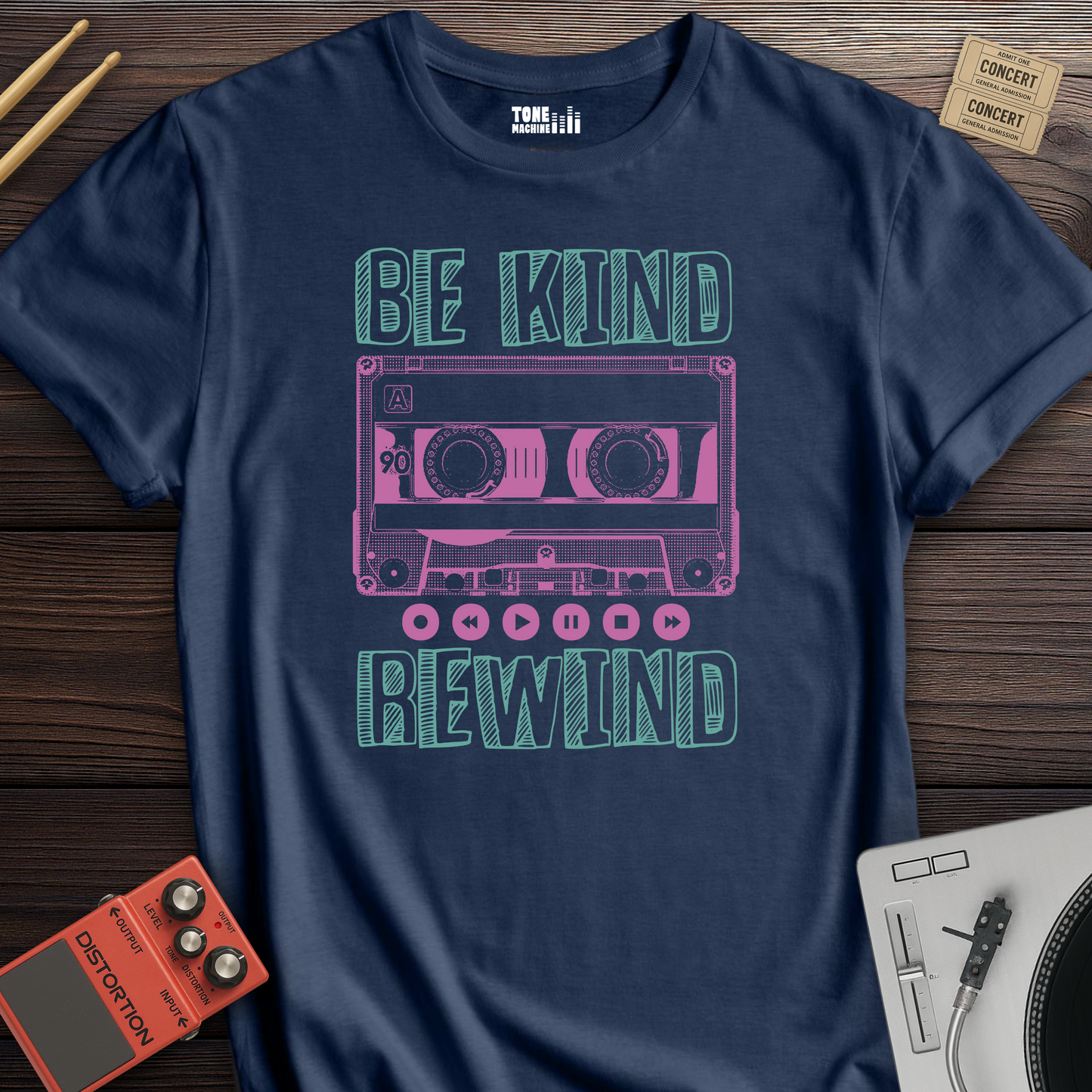 Be Kind Rewind Cassette Retro T-Shirt