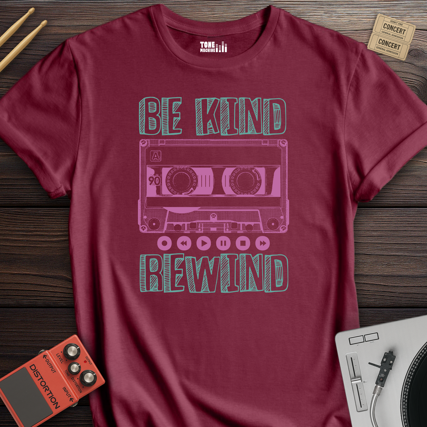 Be Kind Rewind Cassette Retro T-Shirt