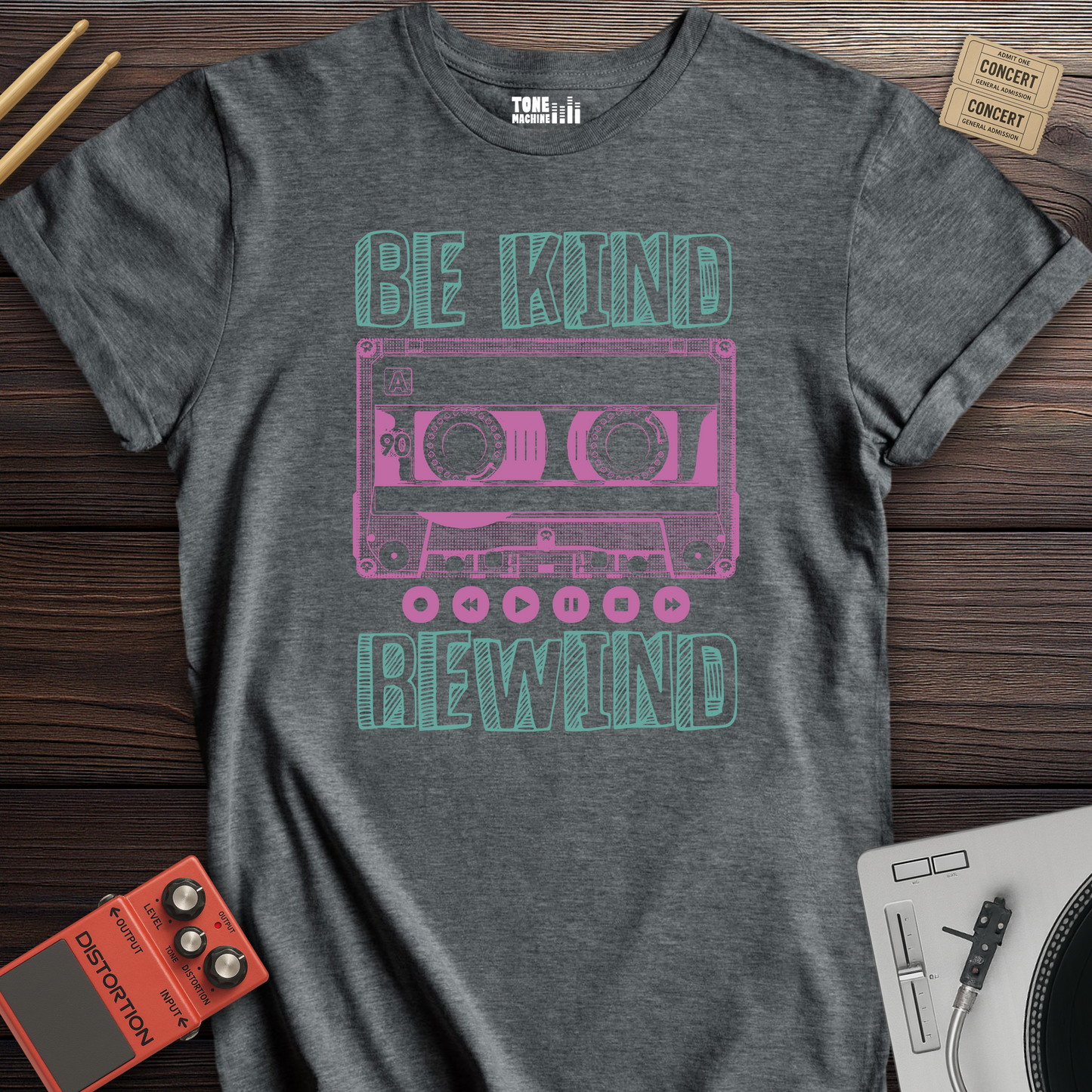 Be Kind Rewind Cassette Retro T-Shirt