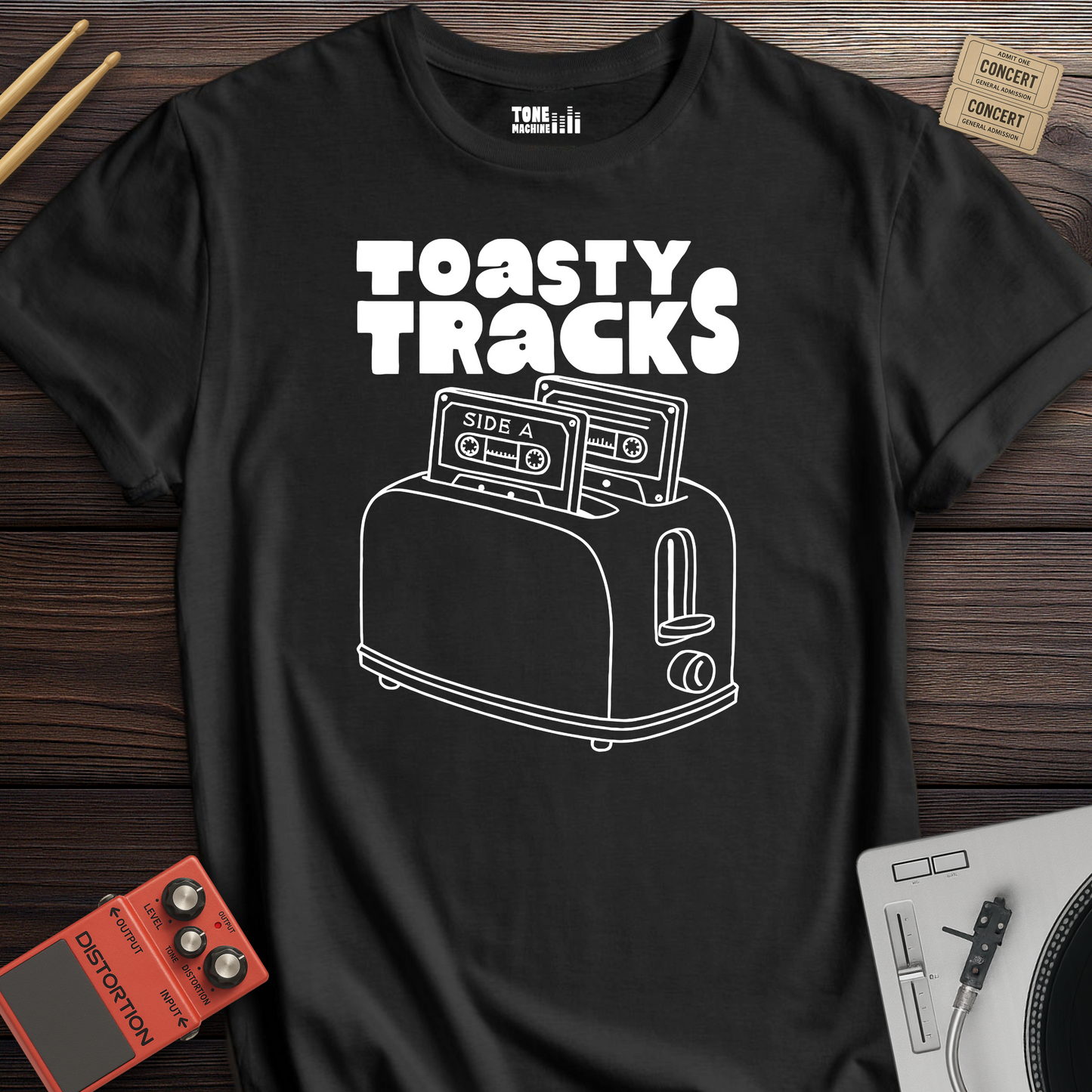 Toasty Tracks Retro T-Shirt