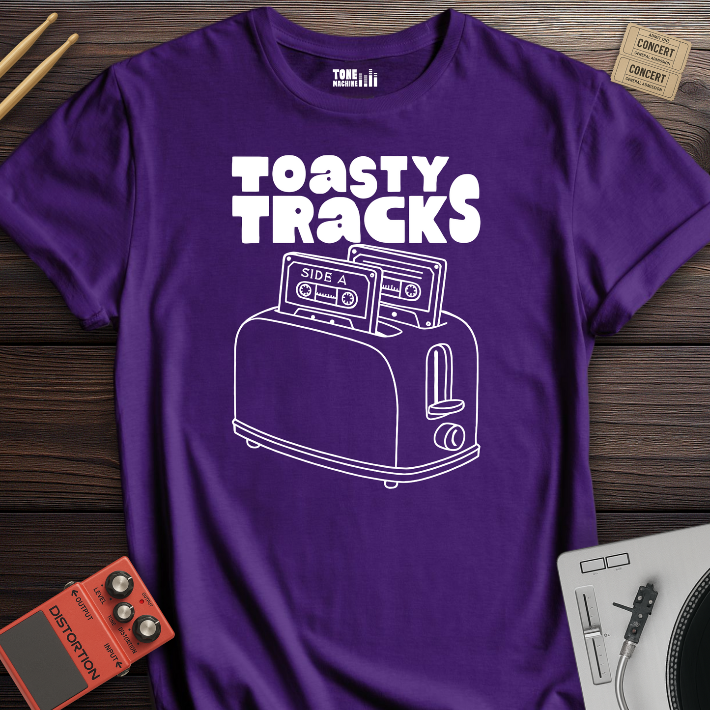 Toasty Tracks Retro T-Shirt