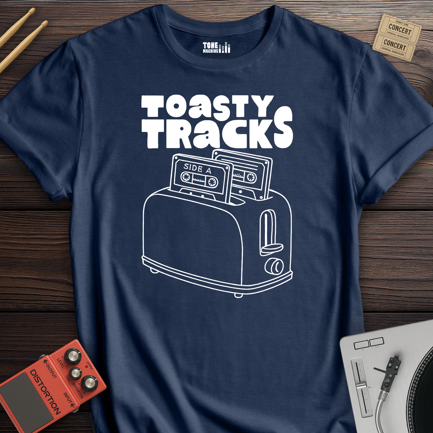 Toasty Tracks Retro T-Shirt