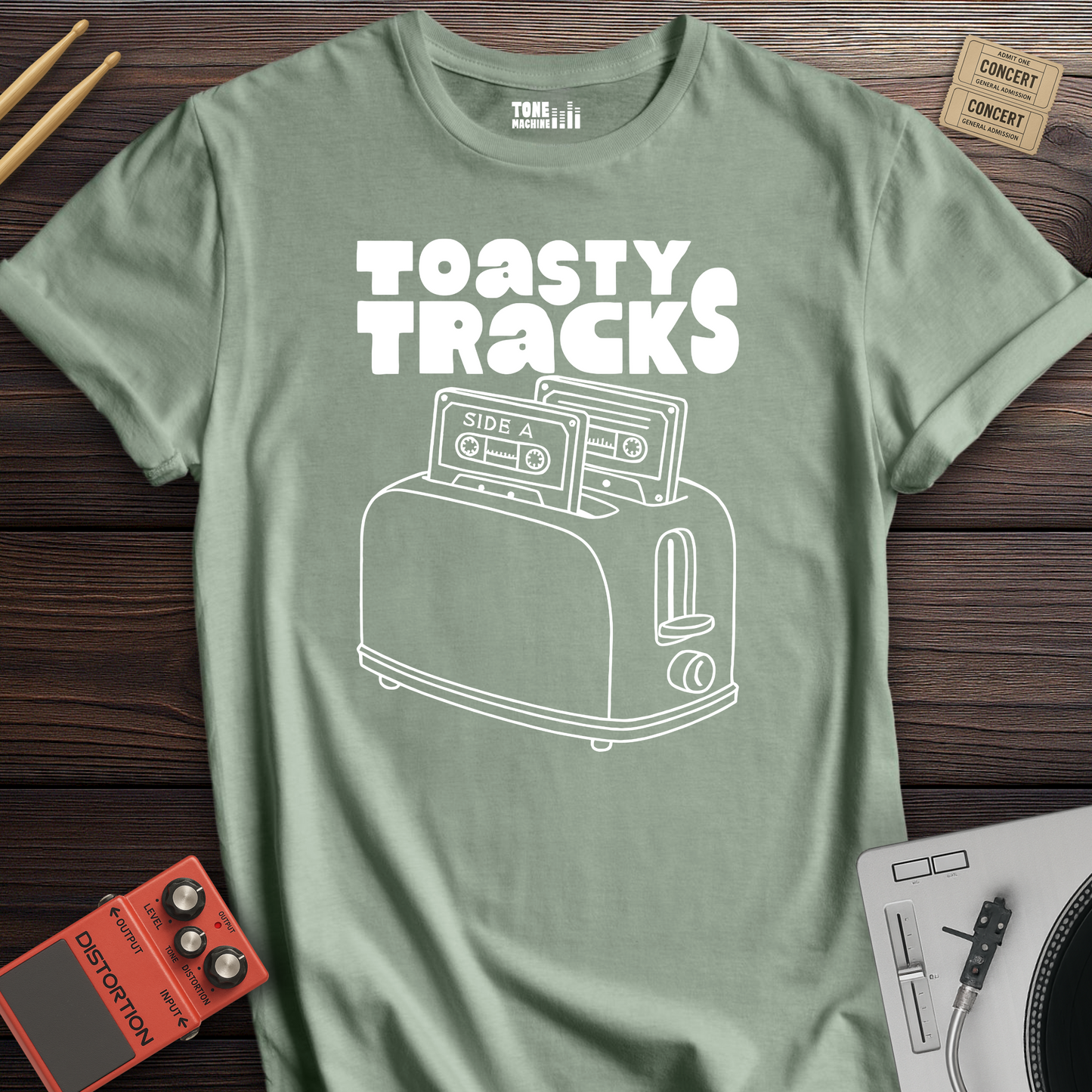 Toasty Tracks Retro T-Shirt