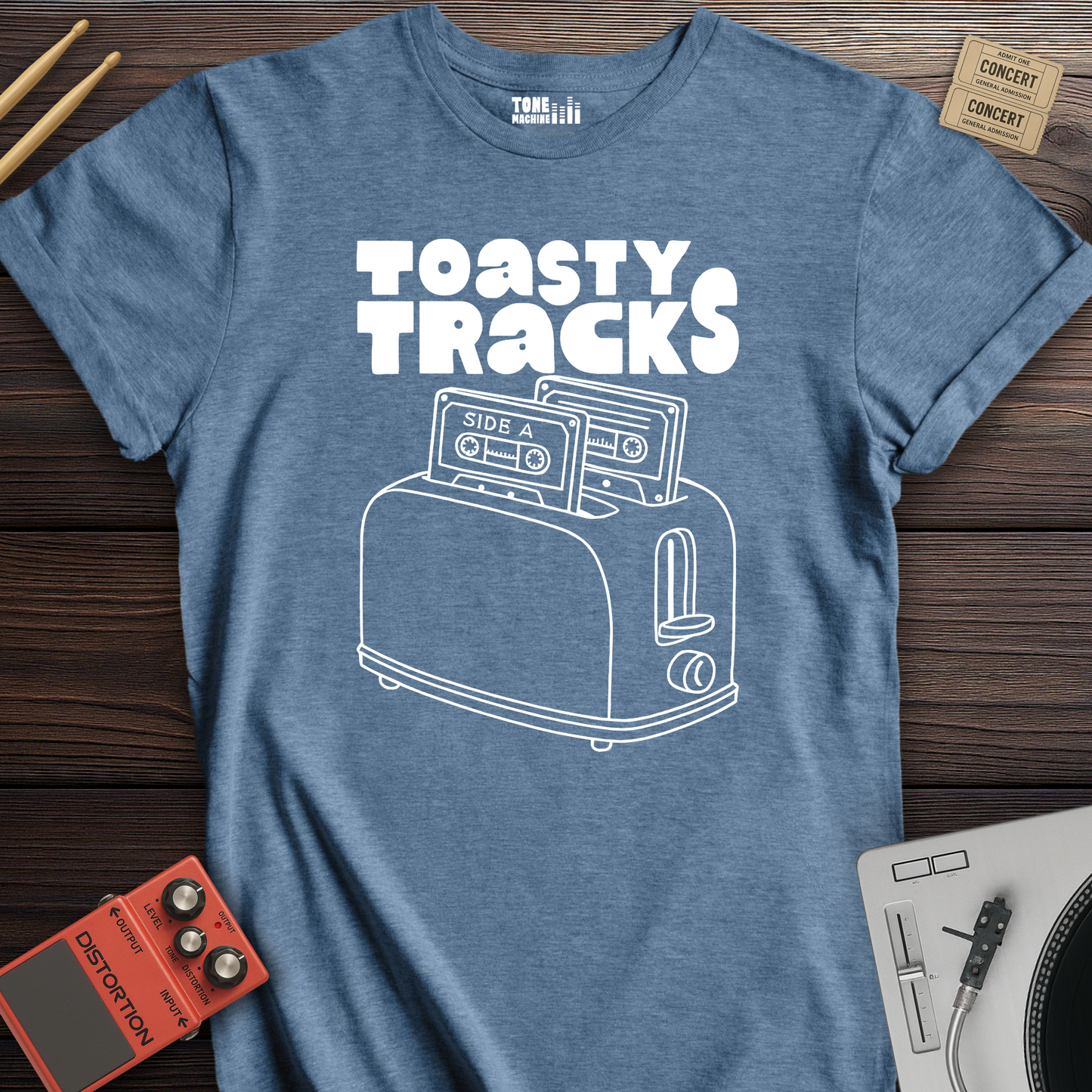 Toasty Tracks Retro T-Shirt
