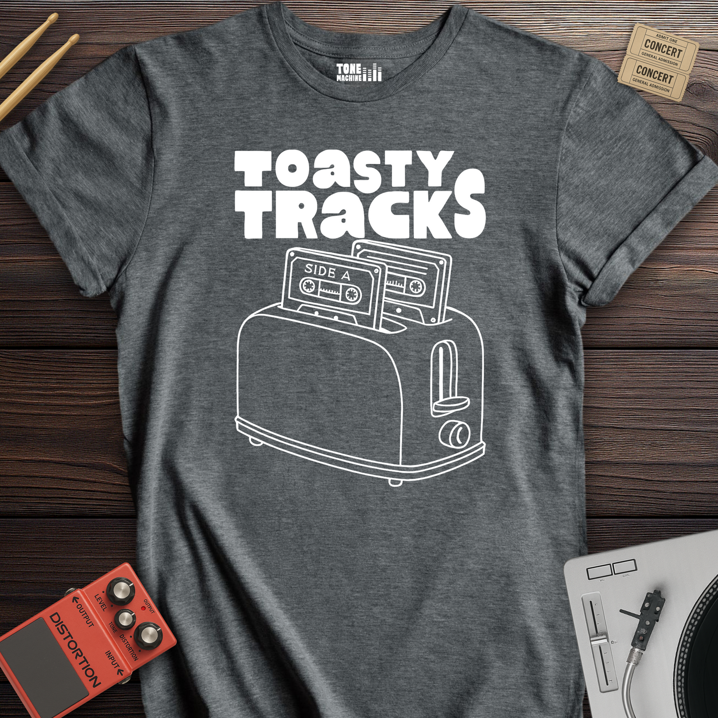 Toasty Tracks Retro T-Shirt