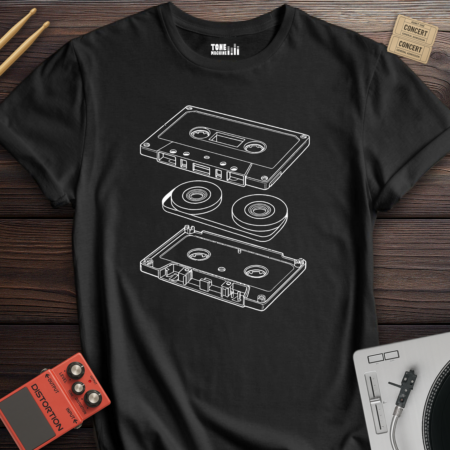 Mixtape Mechanics Retro T-Shirt