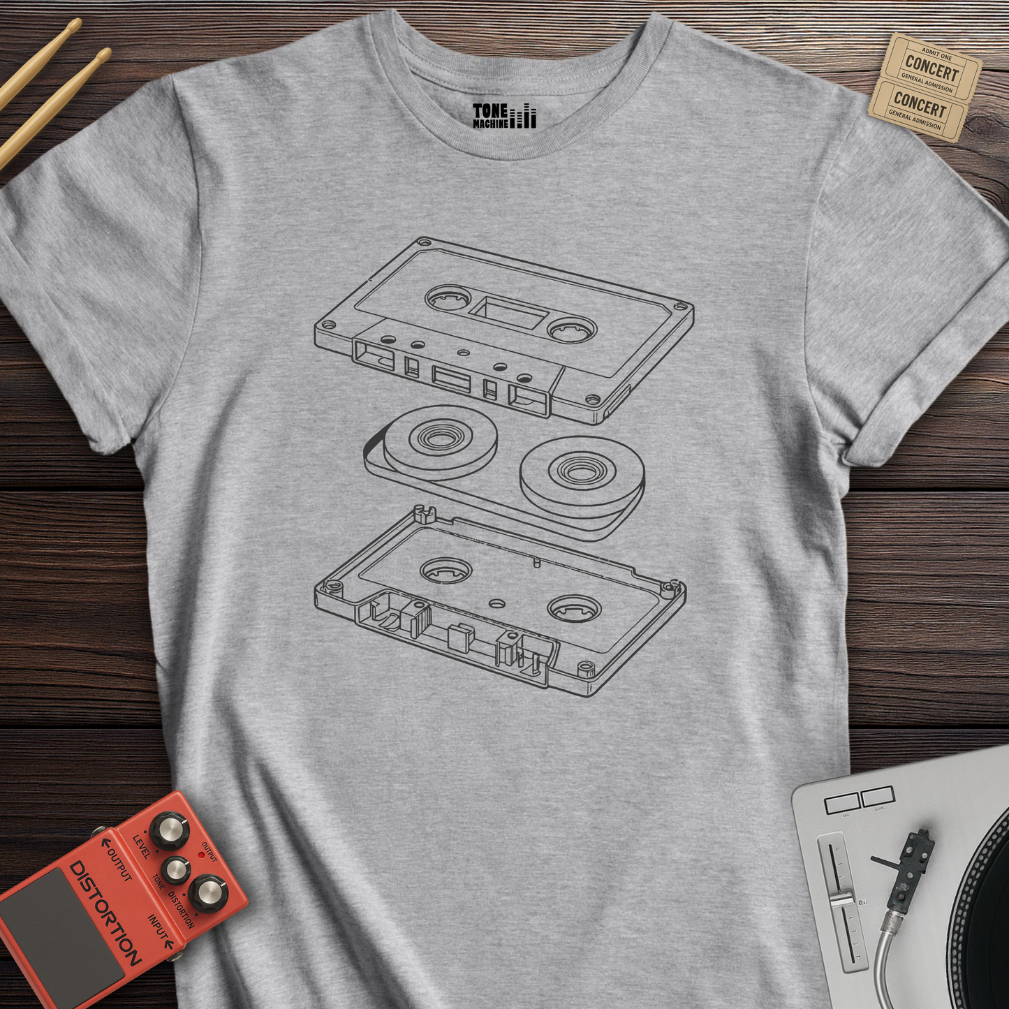 Mixtape Mechanics Retro T-Shirt