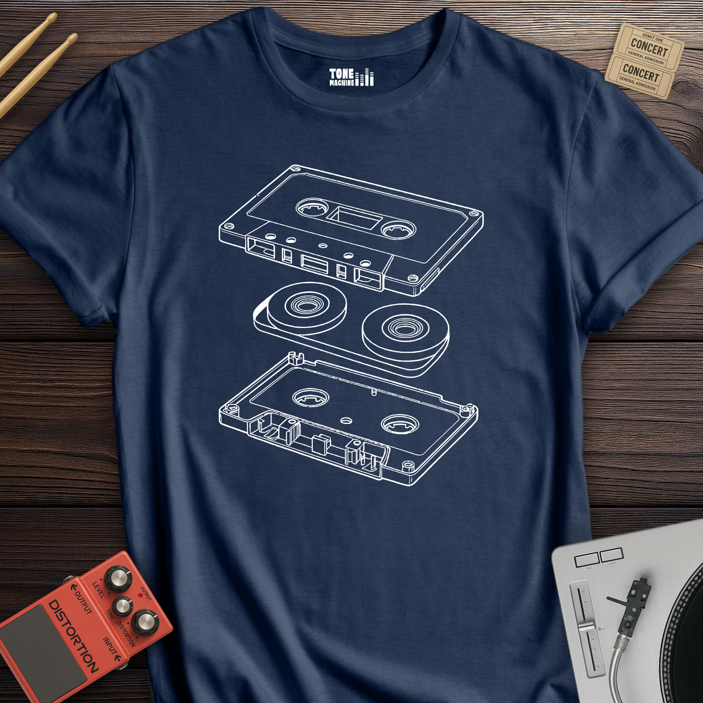 Mixtape Mechanics Retro T-Shirt