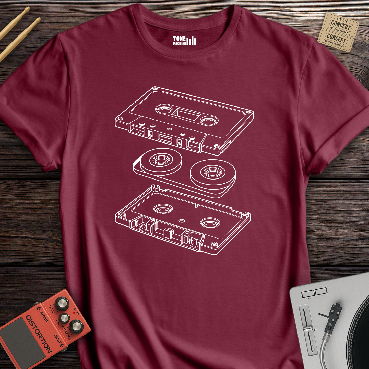 Mixtape Mechanics Retro T-Shirt