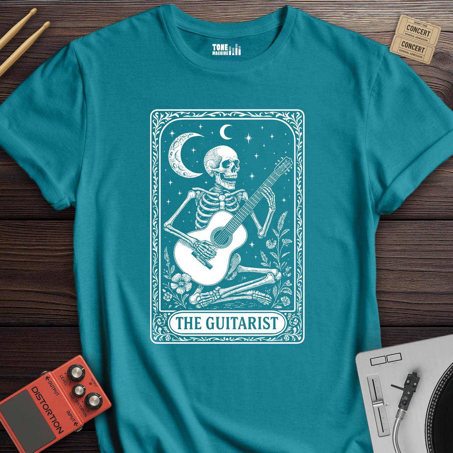The Guitarist Tarot Card T-Shirt