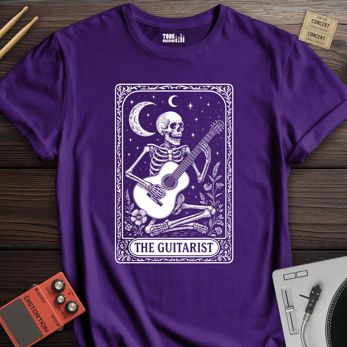 The Guitarist Tarot Card T-Shirt