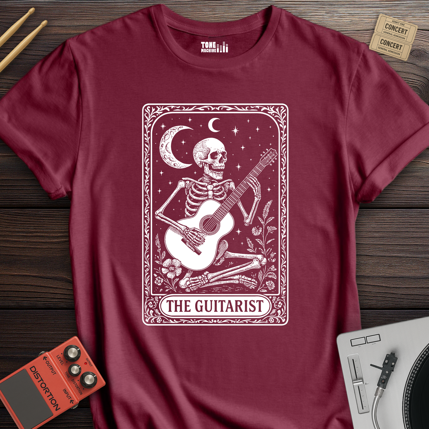 The Guitarist Tarot Card T-Shirt