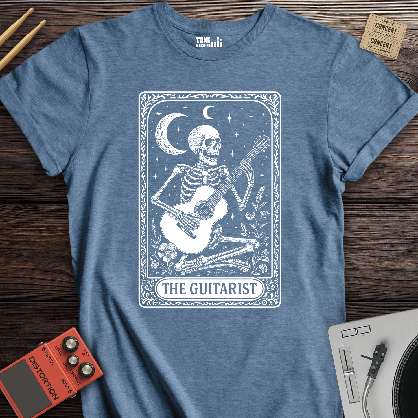 The Guitarist Tarot Card T-Shirt