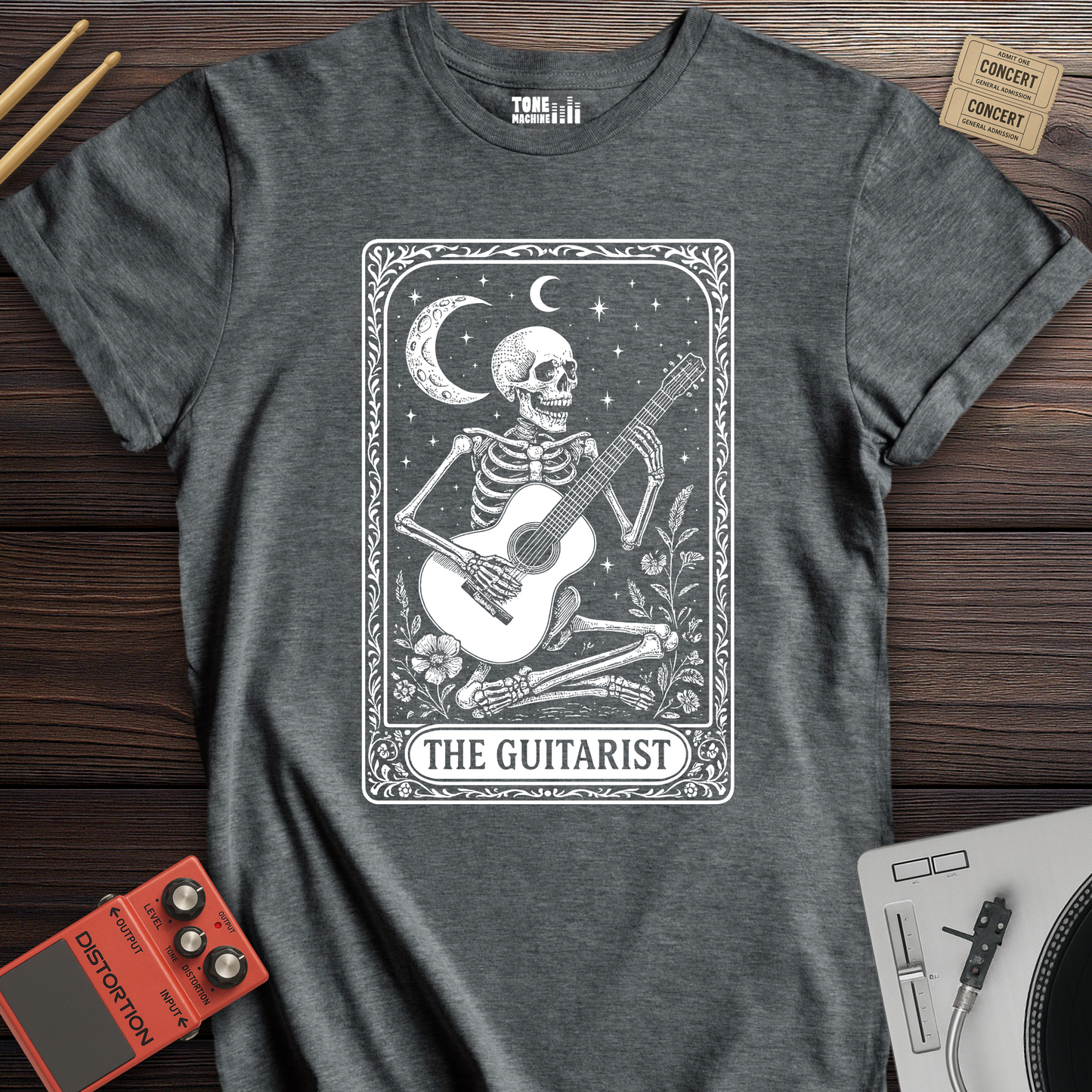 The Guitarist Tarot Card T-Shirt