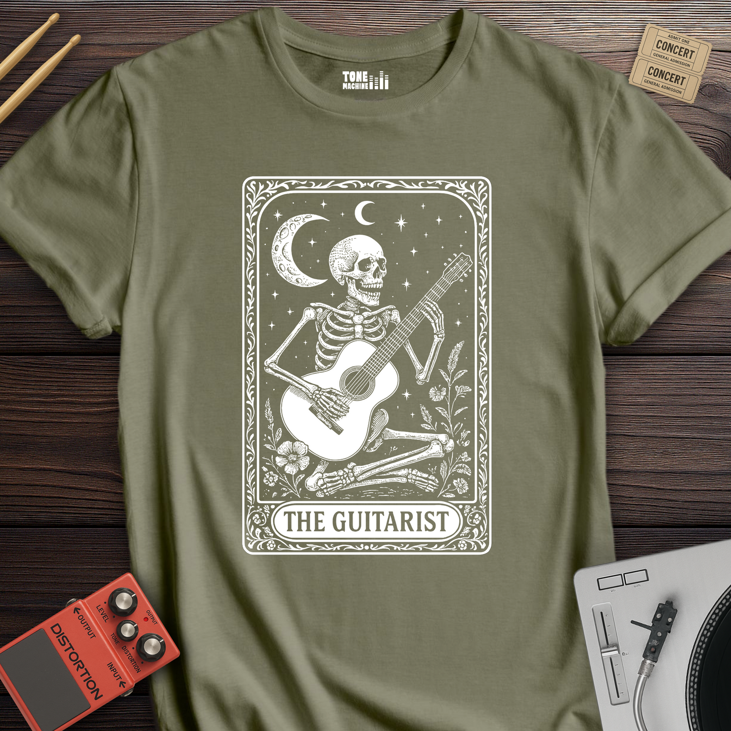 The Guitarist Tarot Card T-Shirt