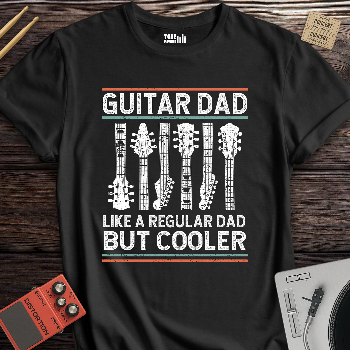 Guitar Dad Like A Regular Dad But Cooler T-Shirt