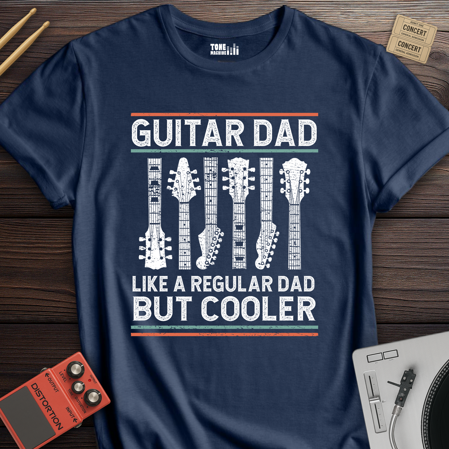 Guitar Dad Like A Regular Dad But Cooler T-Shirt