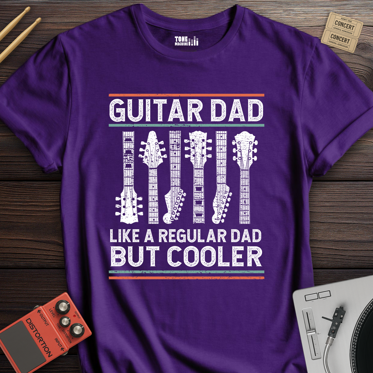 Guitar Dad Like A Regular Dad But Cooler T-Shirt