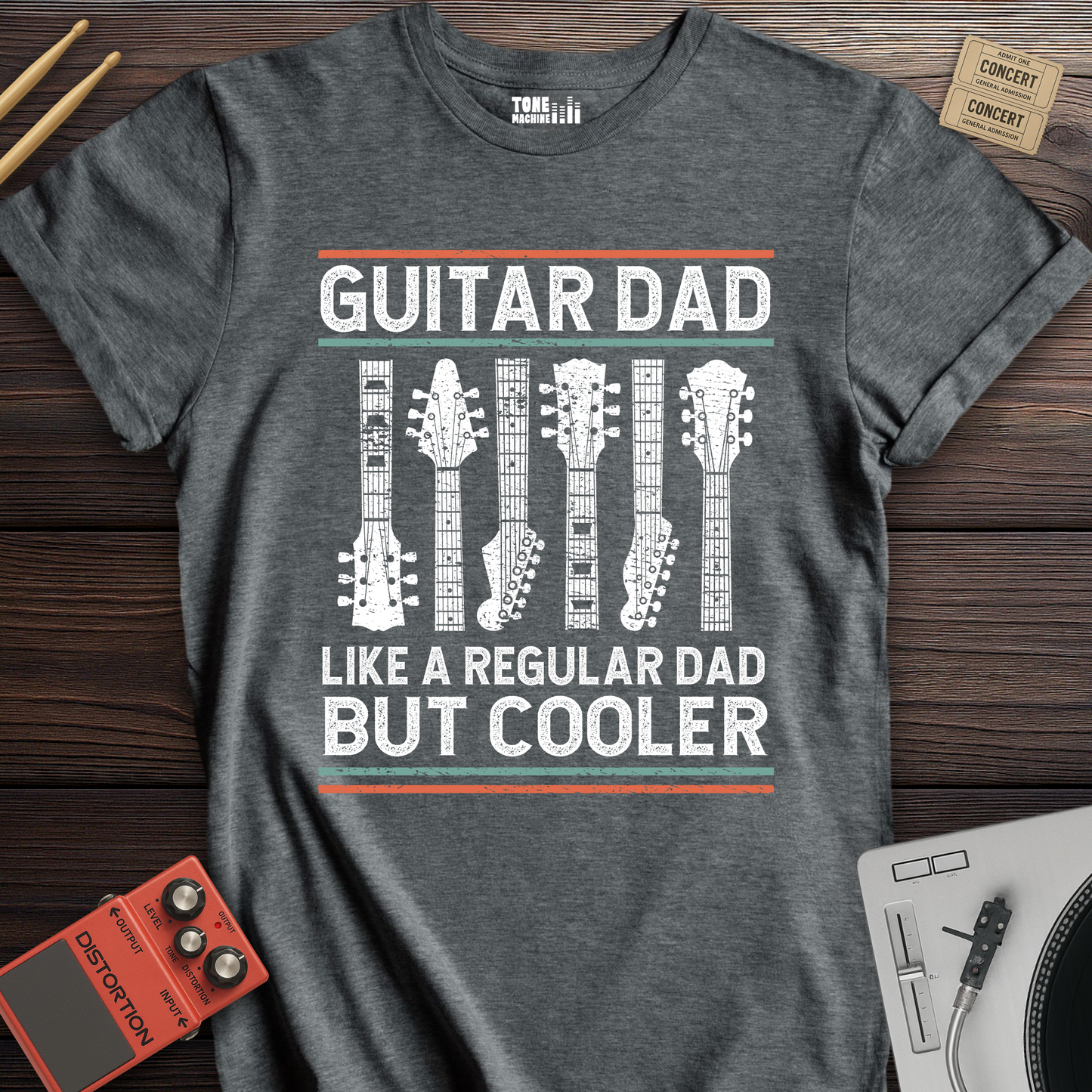 Guitar Dad Like A Regular Dad But Cooler T-Shirt