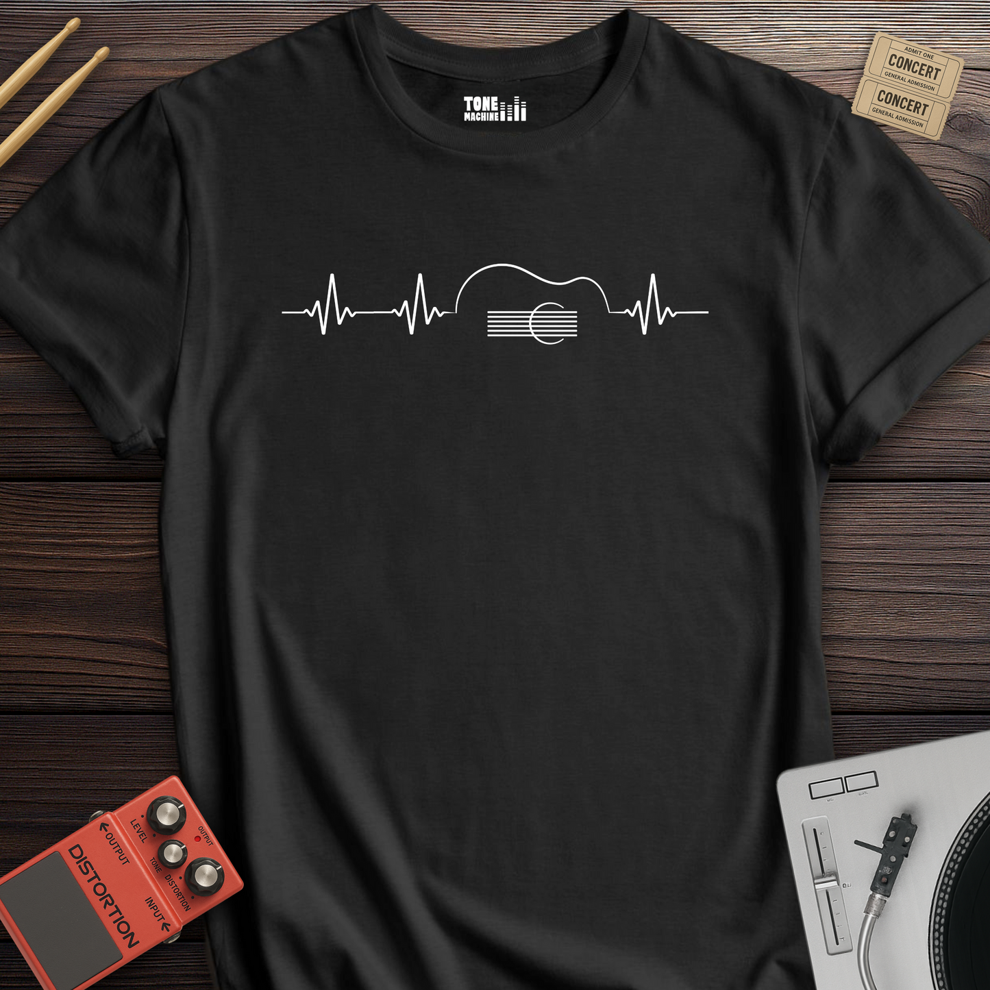 Guitar Heartbeat T-Shirt