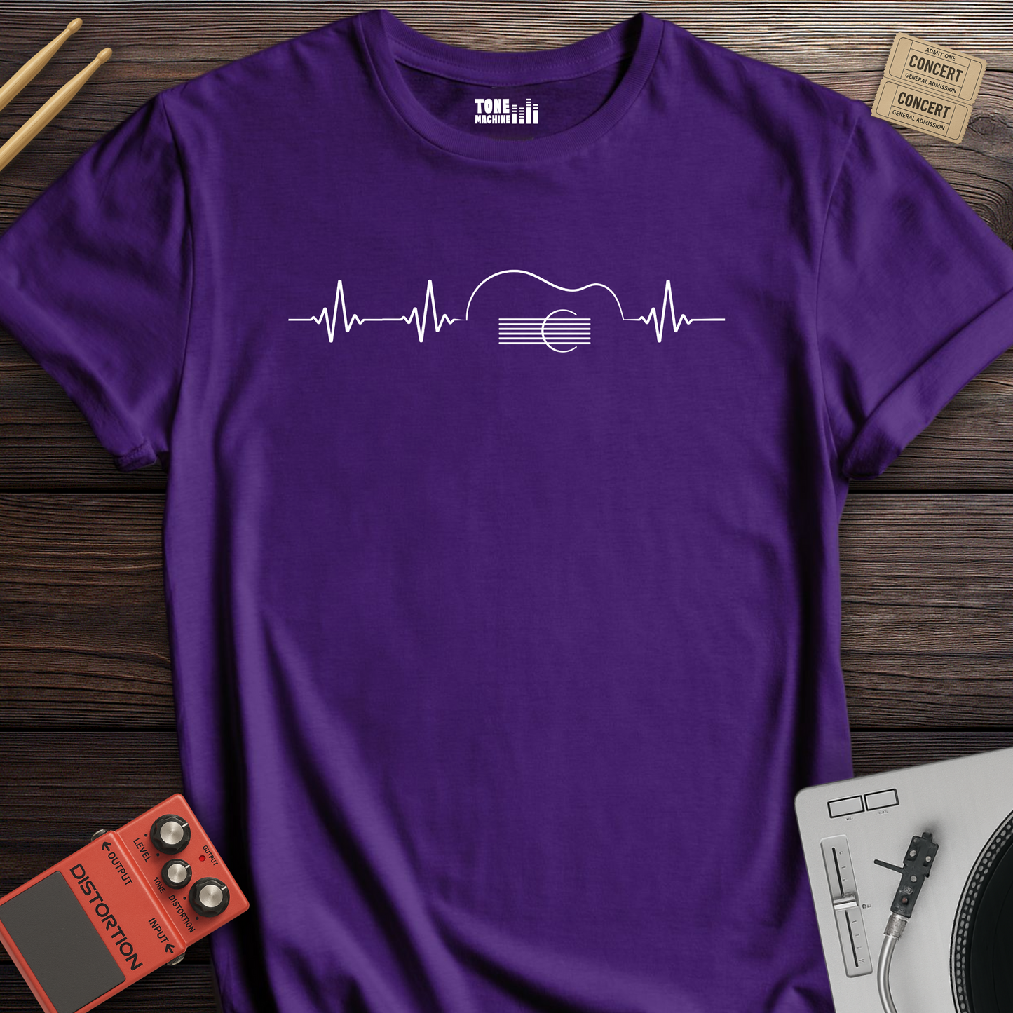 Guitar Heartbeat T-Shirt