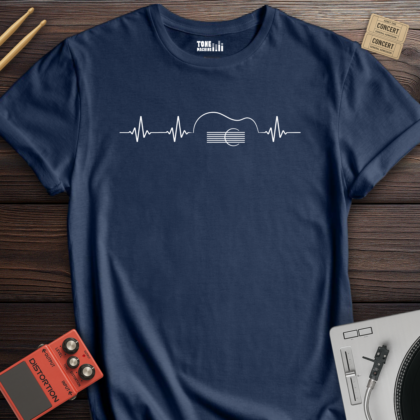 Guitar Heartbeat T-Shirt