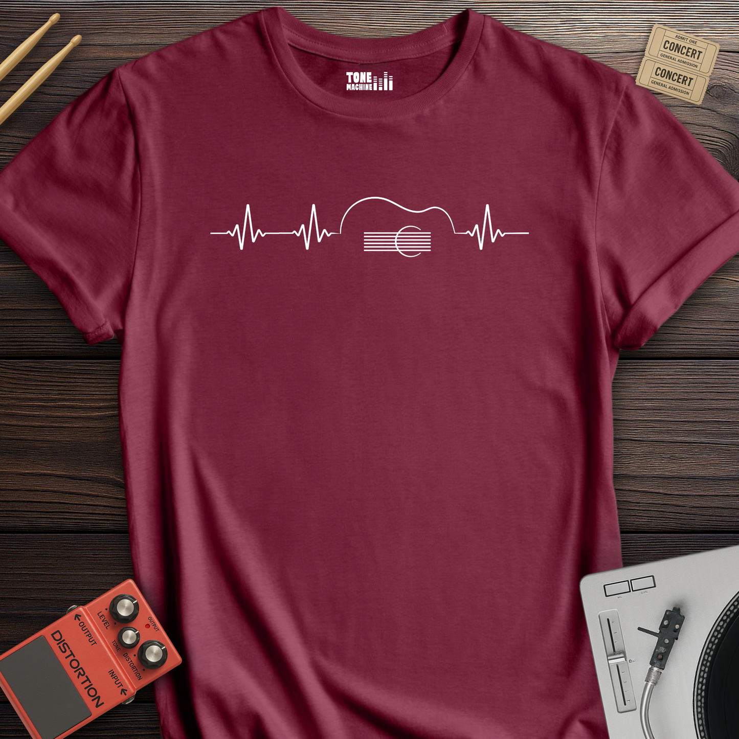 Guitar Heartbeat T-Shirt