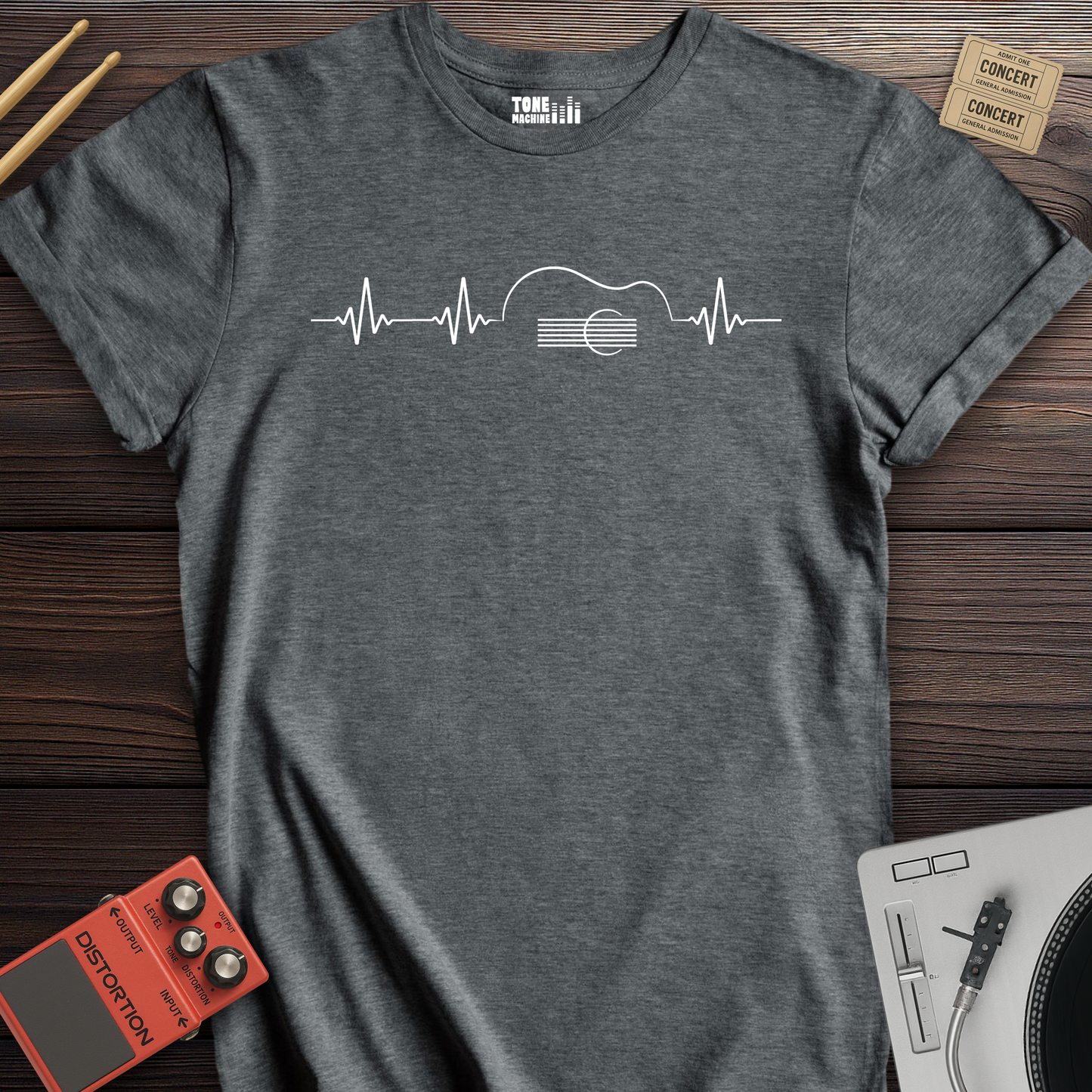 Guitar Heartbeat T-Shirt