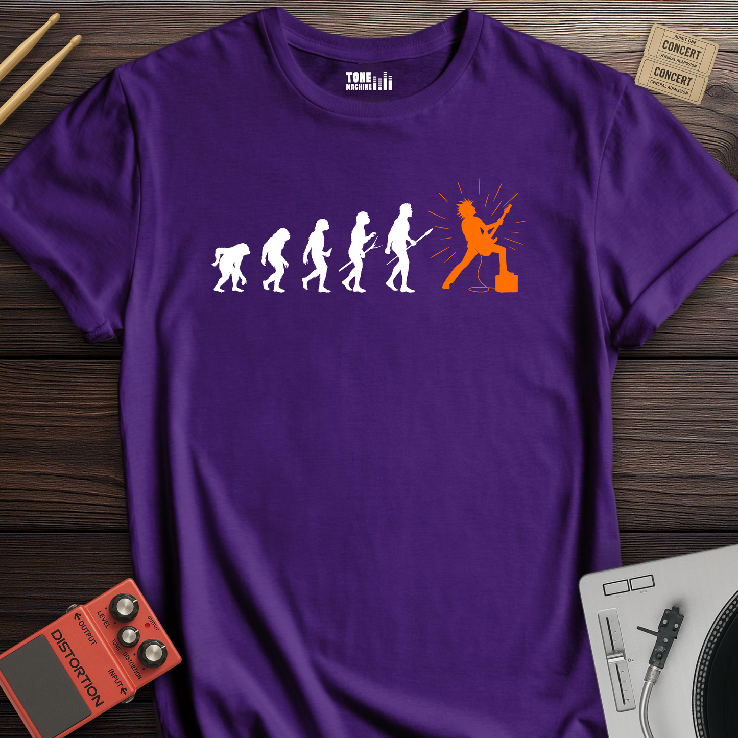 Guitar Player Evolution T-Shirt