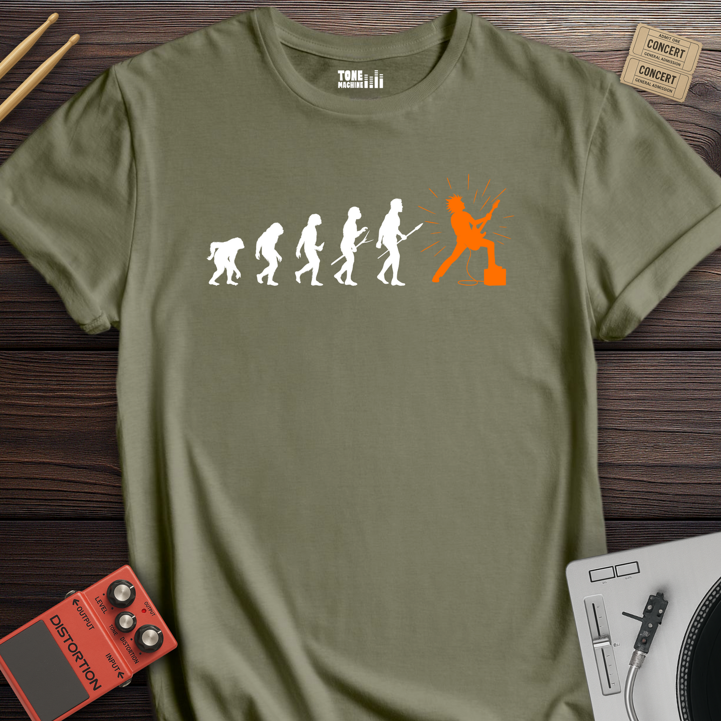 Guitar Player Evolution T-Shirt
