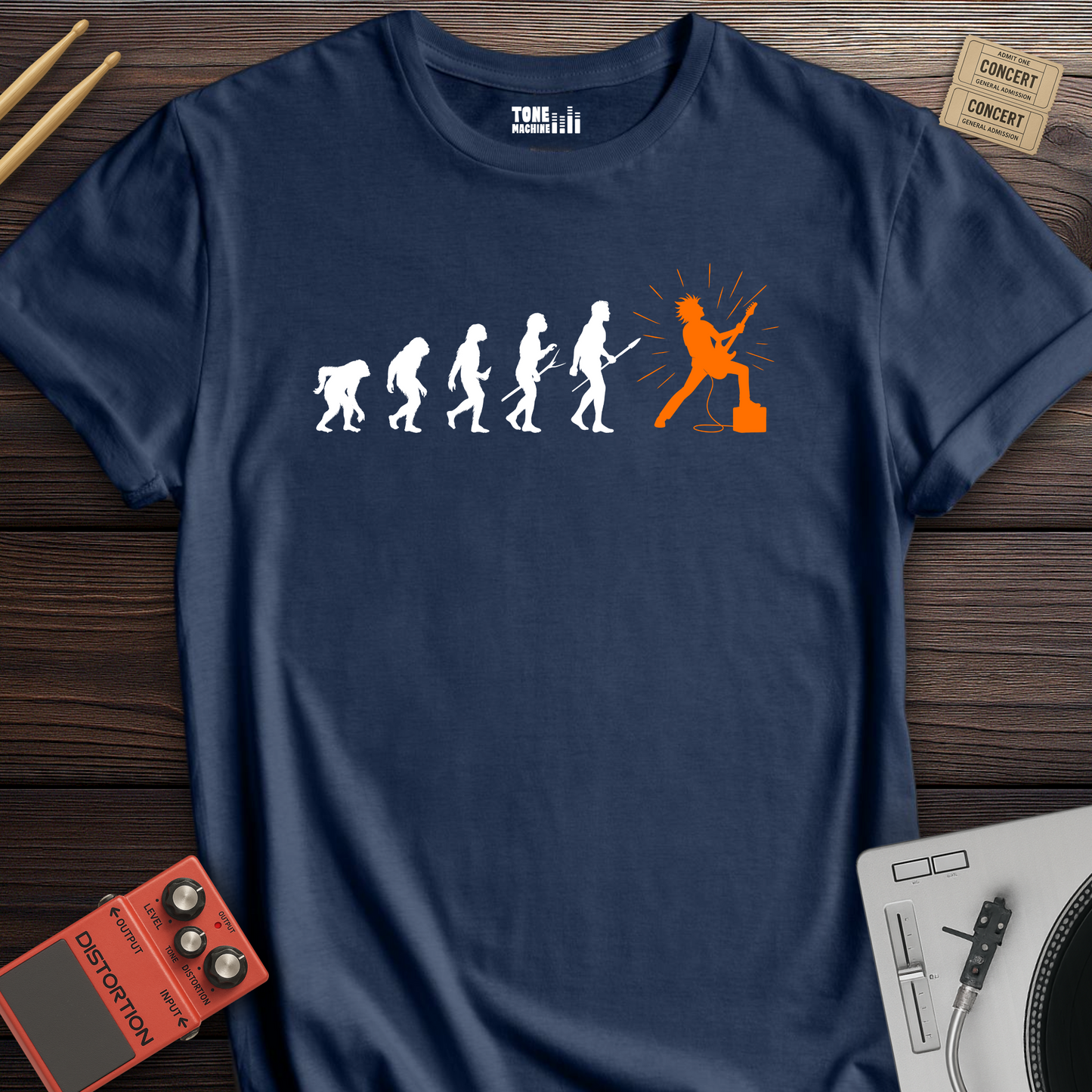 Guitar Player Evolution T-Shirt
