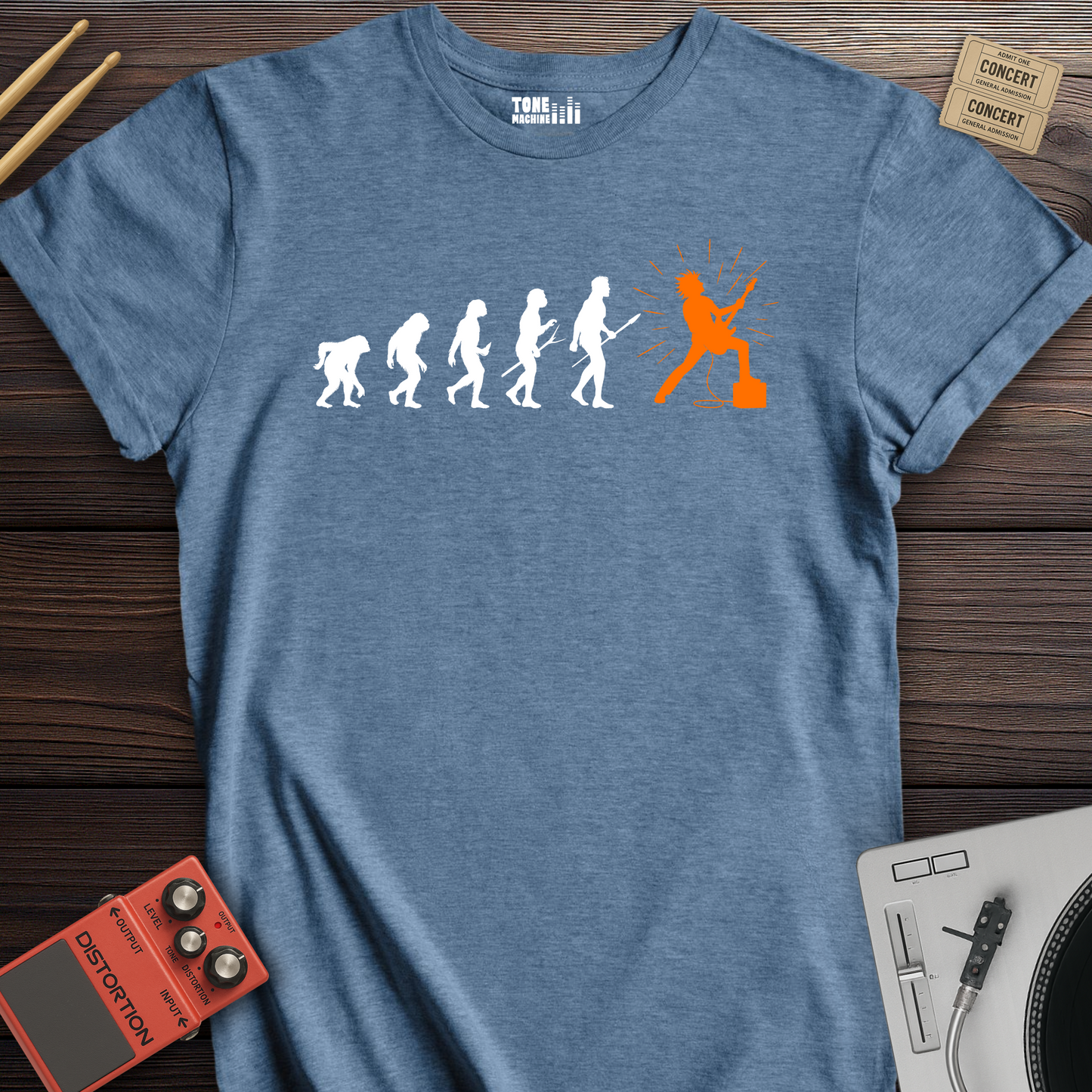 Guitar Player Evolution T-Shirt