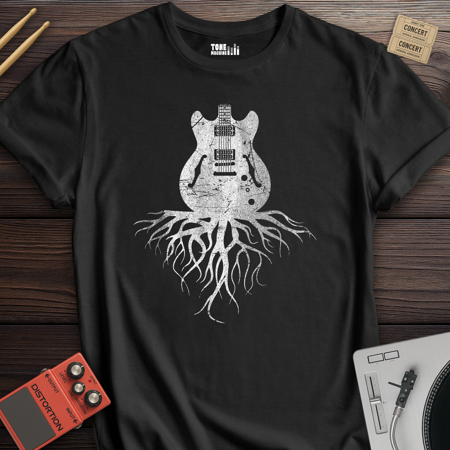 Roots Of Rock Guitar T-Shirt