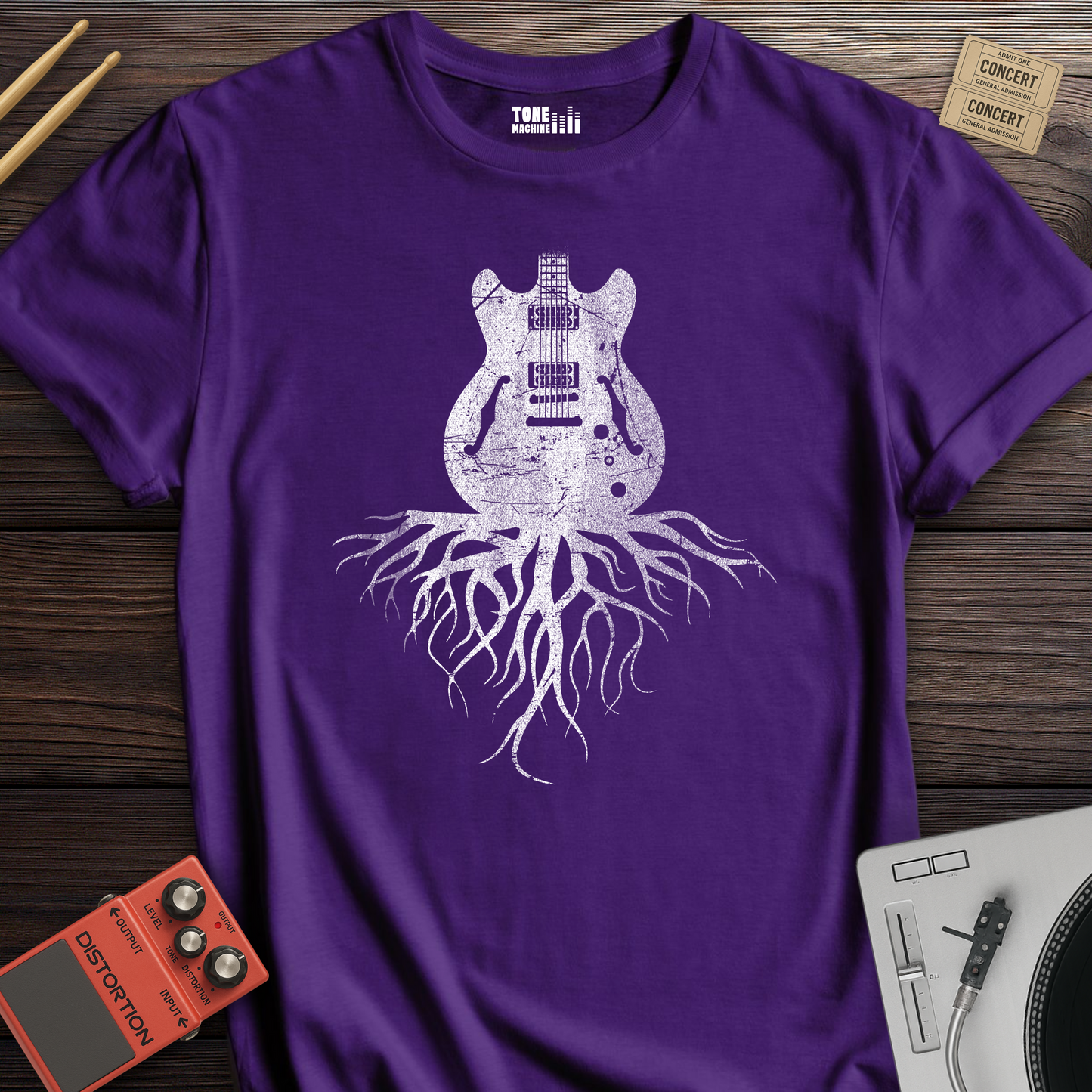 Roots Of Rock Guitar T-Shirt