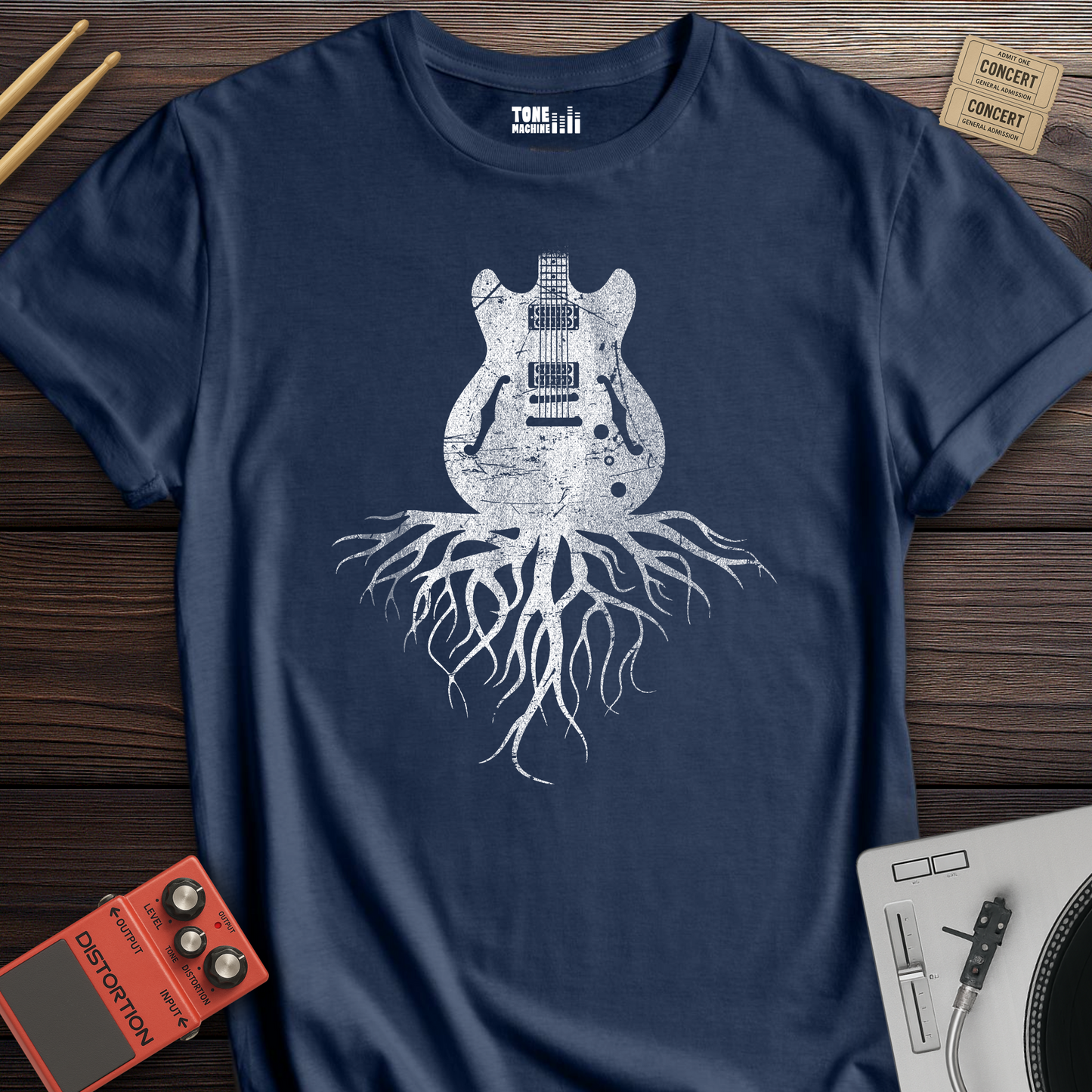 Roots Of Rock Guitar T-Shirt