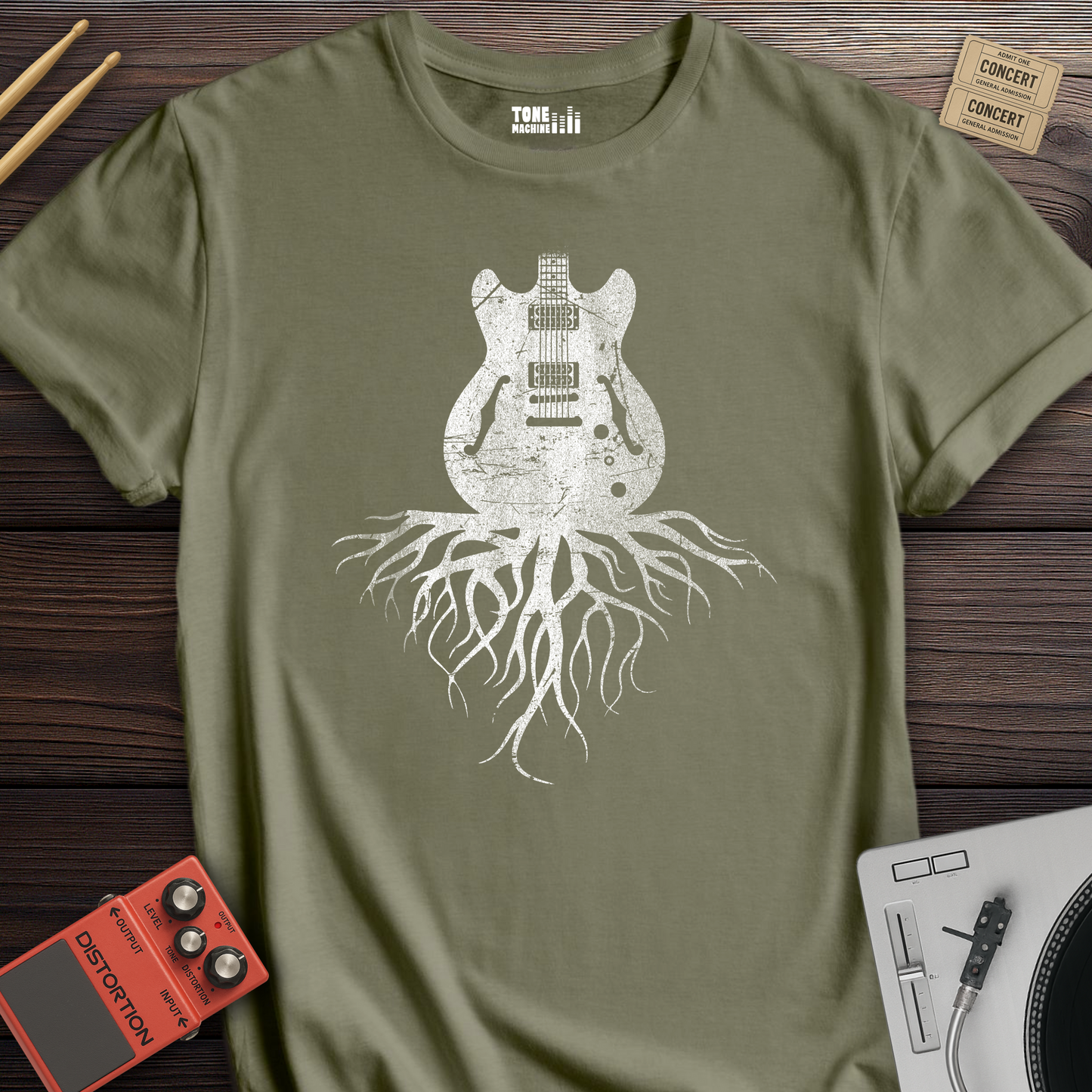 Roots Of Rock Guitar T-Shirt