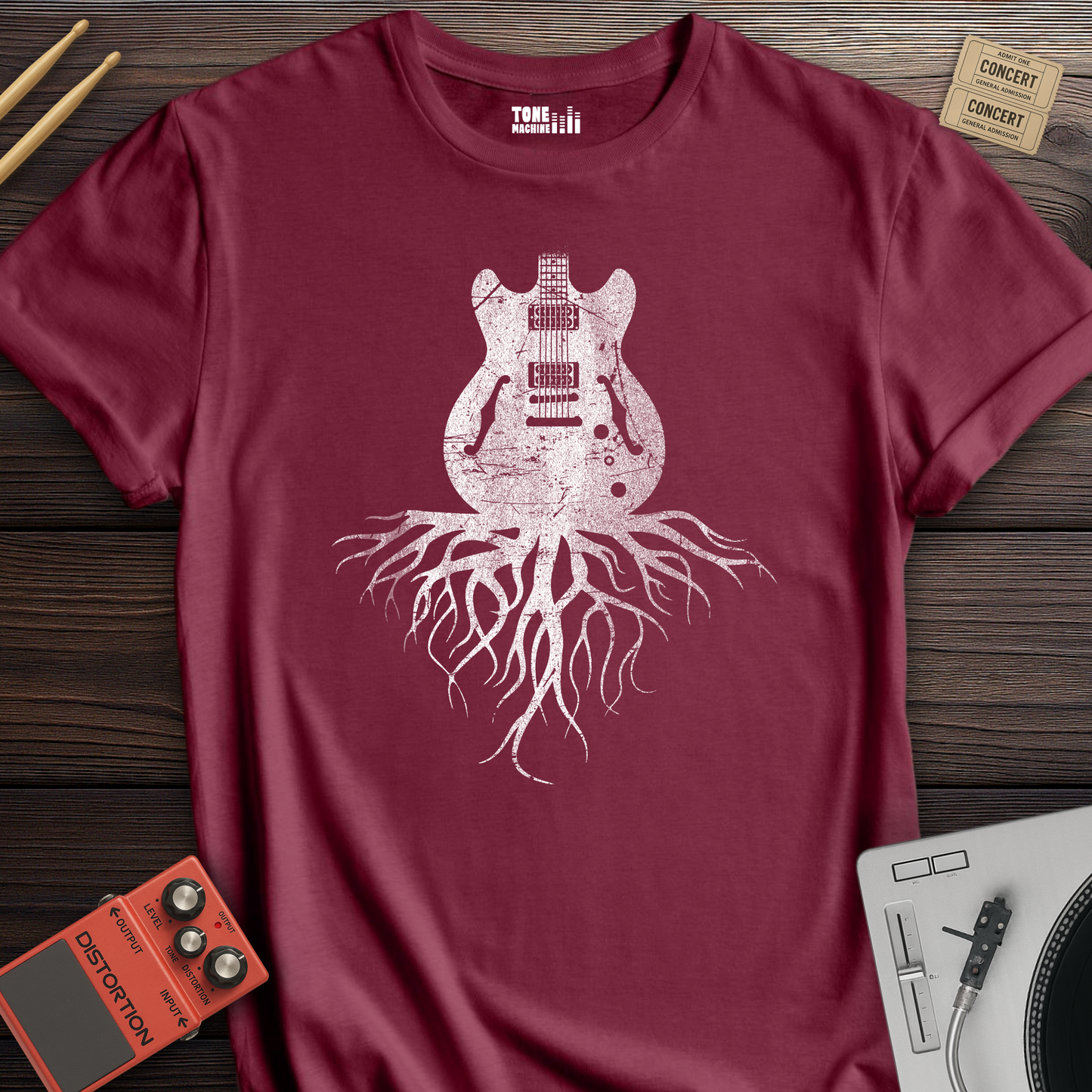 Roots Of Rock Guitar T-Shirt